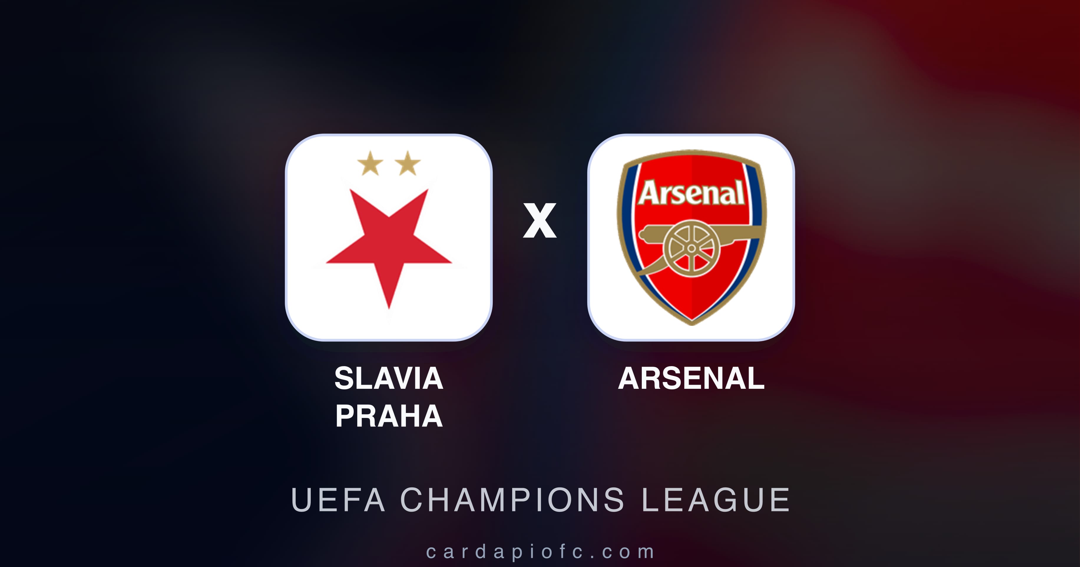 Preview image for Slavia Praha vs Arsenal (UEFA Champions League)