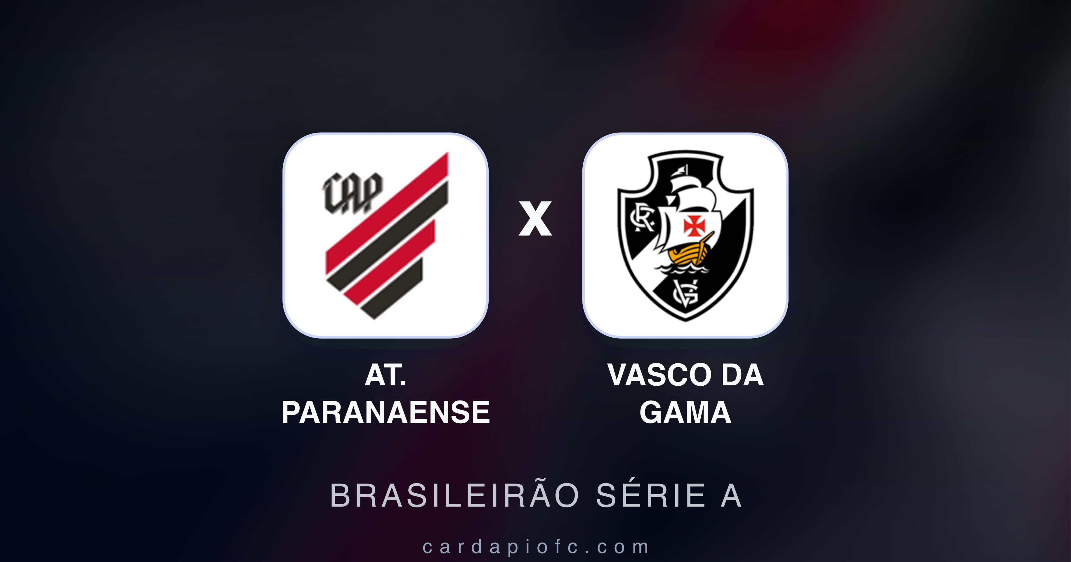 Preview image for At. Paranaense vs Vasco da Gama (Brasileirão Série A)