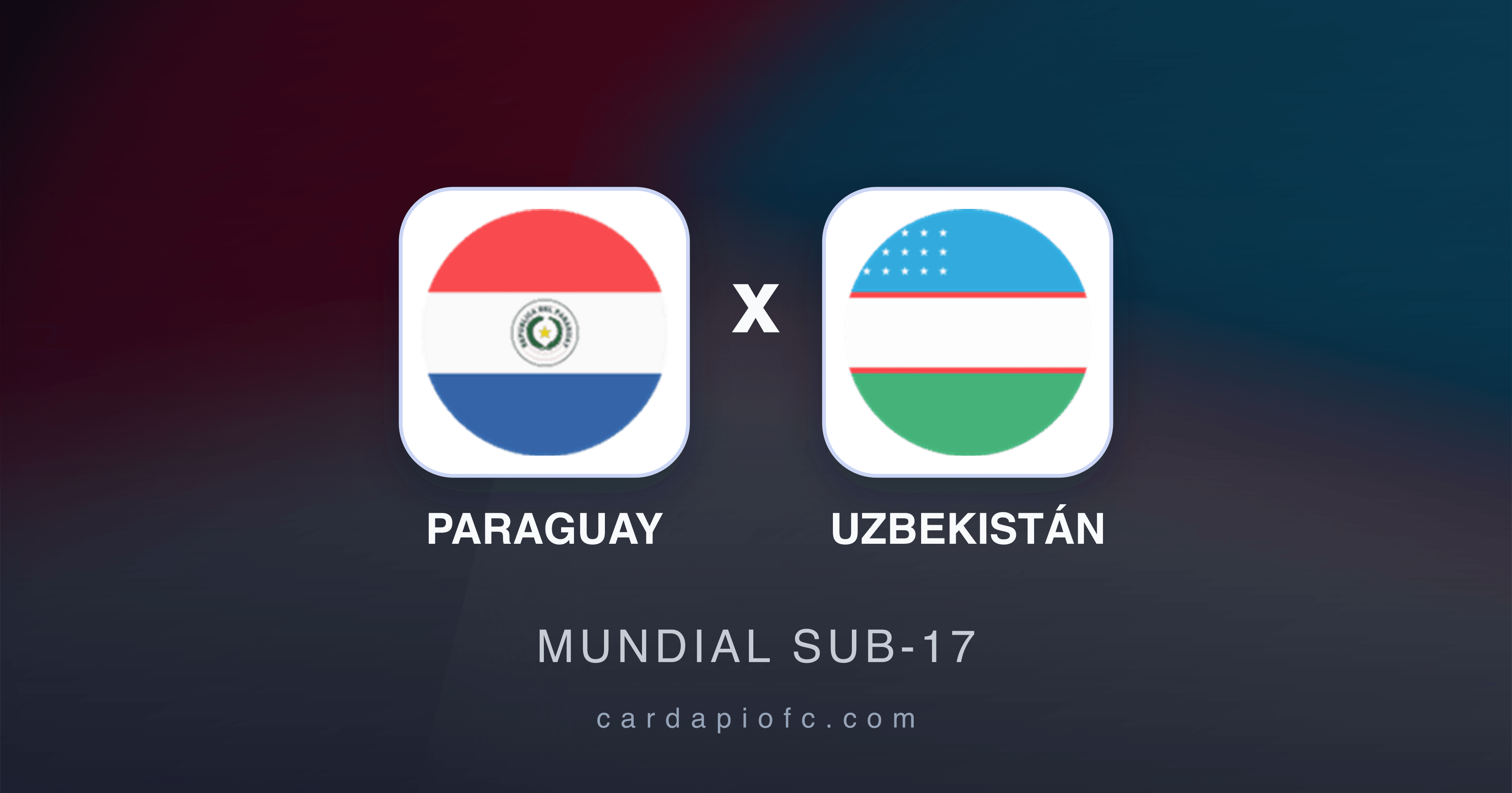 Paraguay x Uzbekistán - Mundial Sub-17 prévia da transmissão