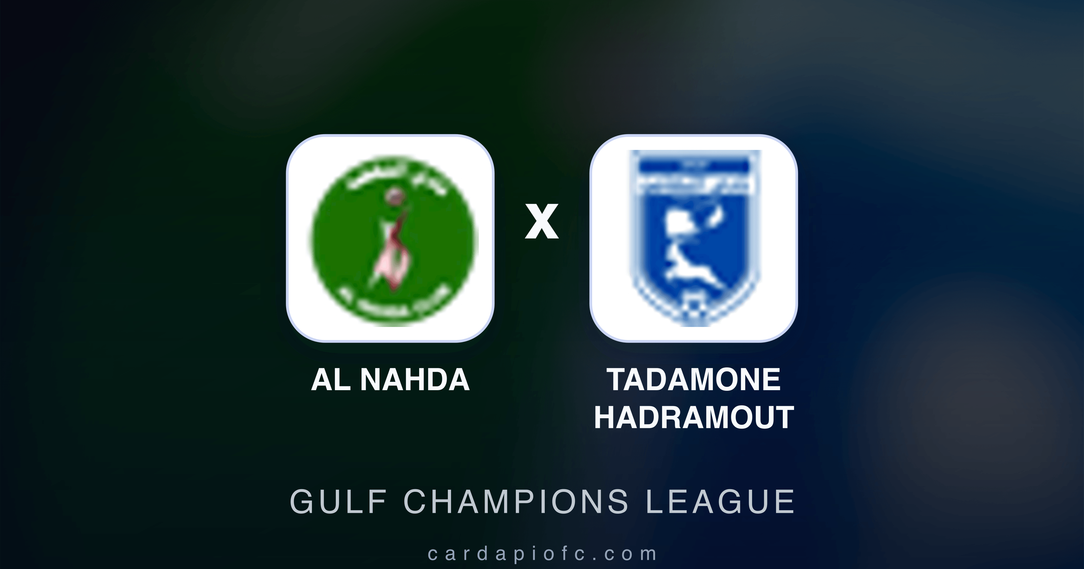 Al Nahda x Tadamone Hadramout - Gulf Champions League prévia da transmissão