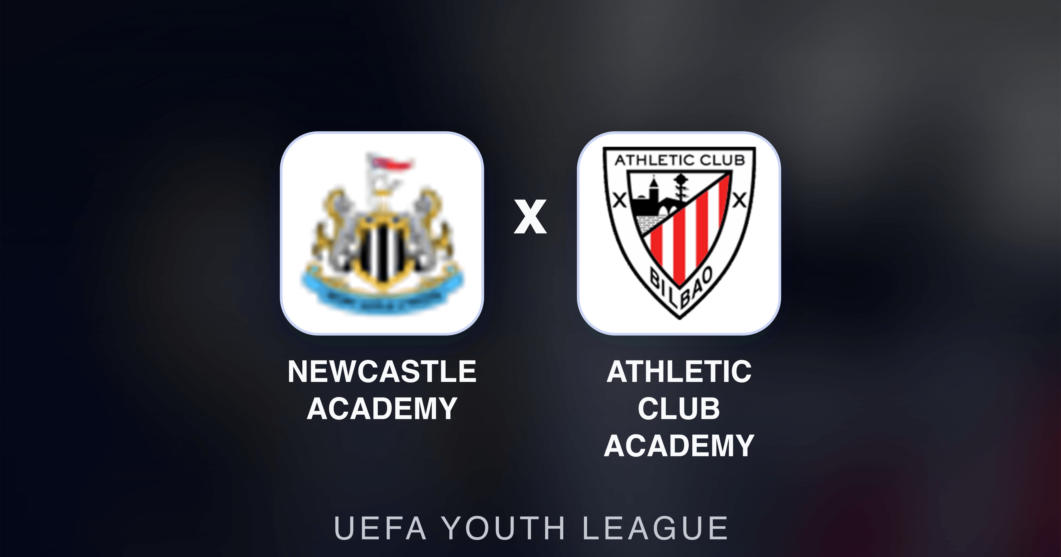 Newcastle Academy x Athletic Club Academy - UEFA Youth League prévia da transmissão