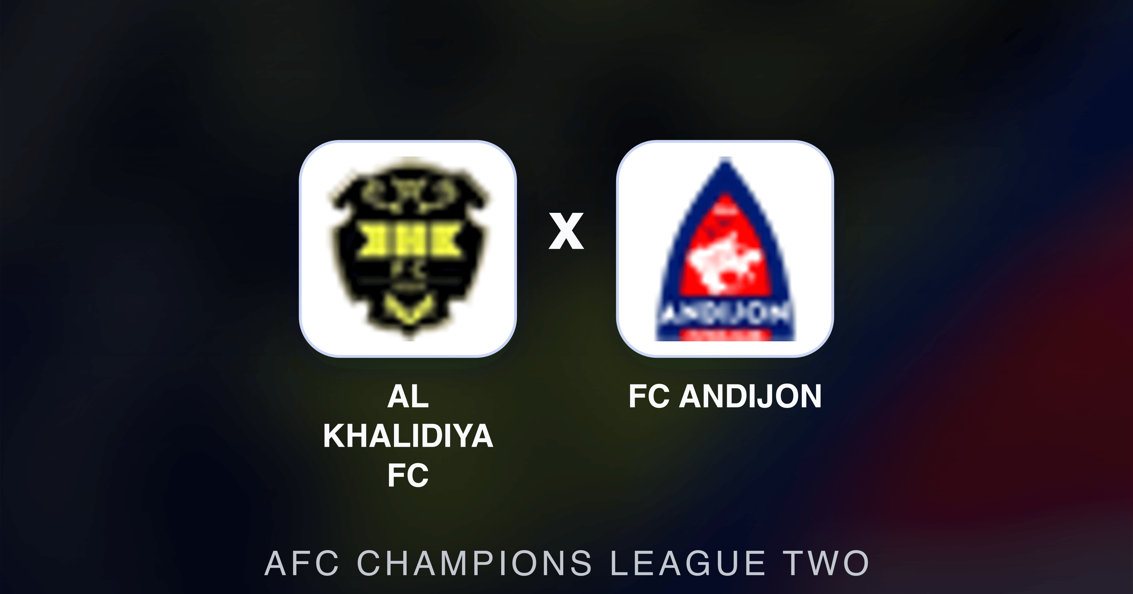Al Khalidiya FC x FC Andijon - AFC Champions League Two prévia da transmissão