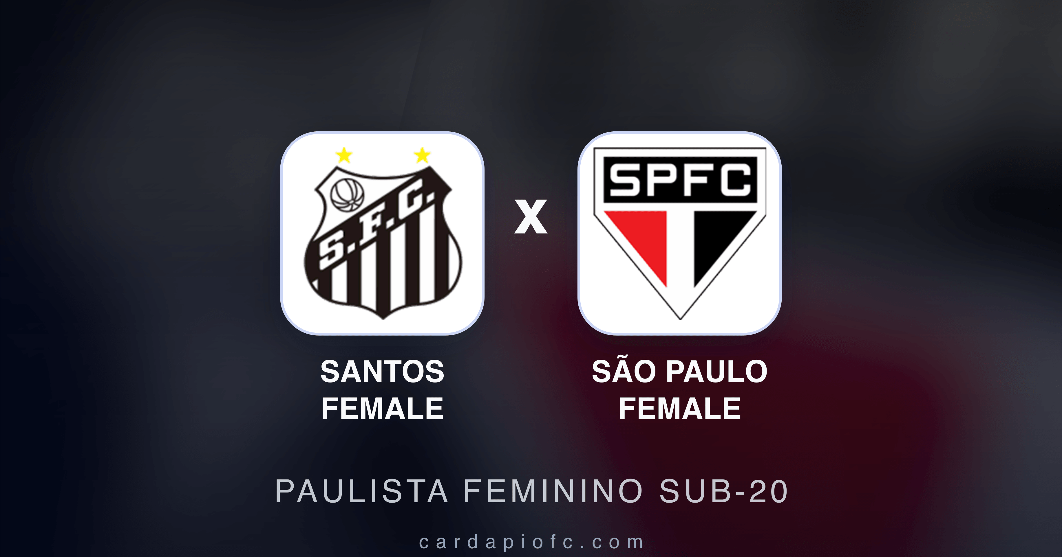 Santos Female x São Paulo Female - Paulista Feminino Sub-20 prévia da transmissão