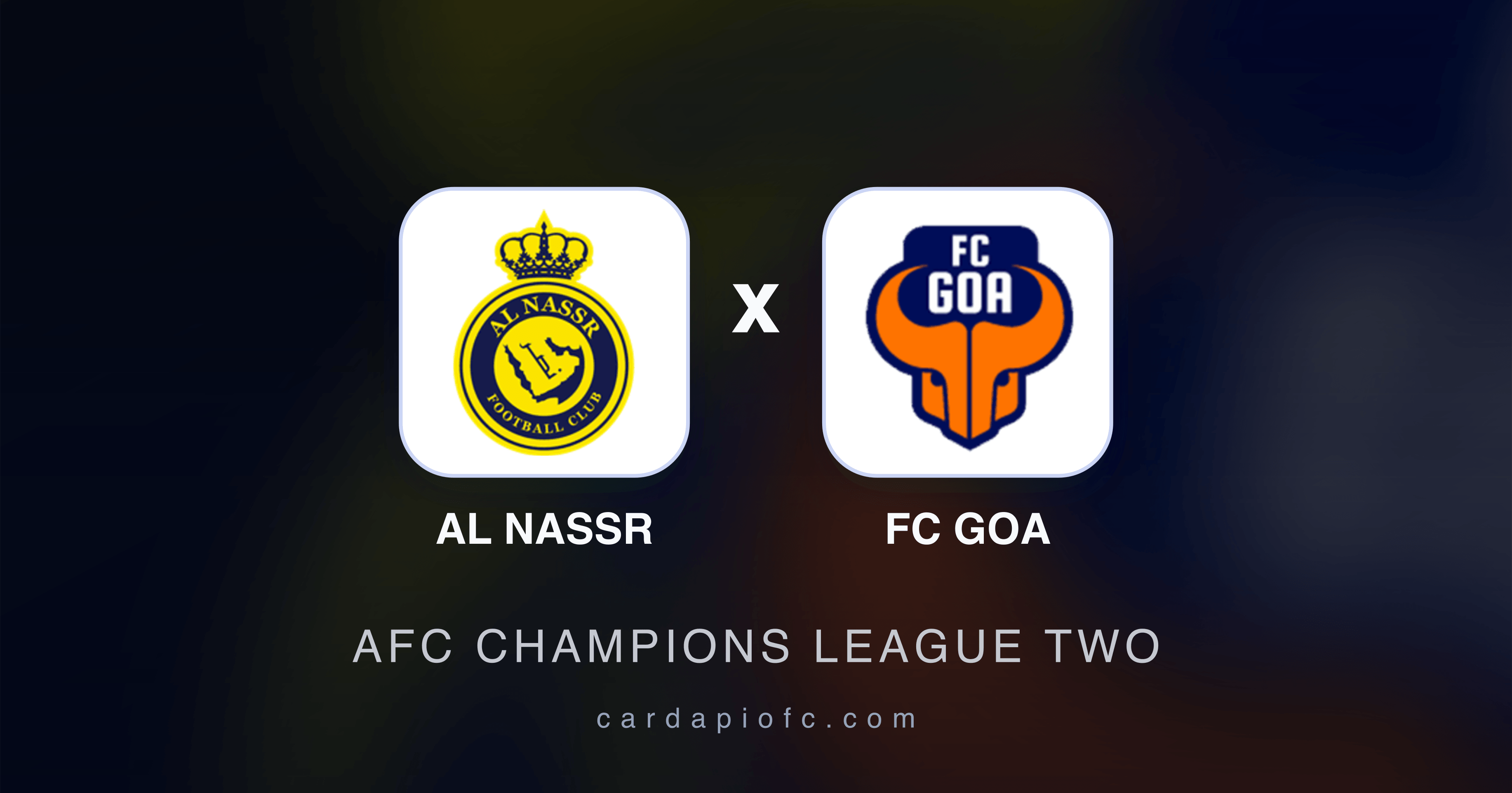 Al Nassr x FC Goa - AFC Champions League Two prévia da transmissão
