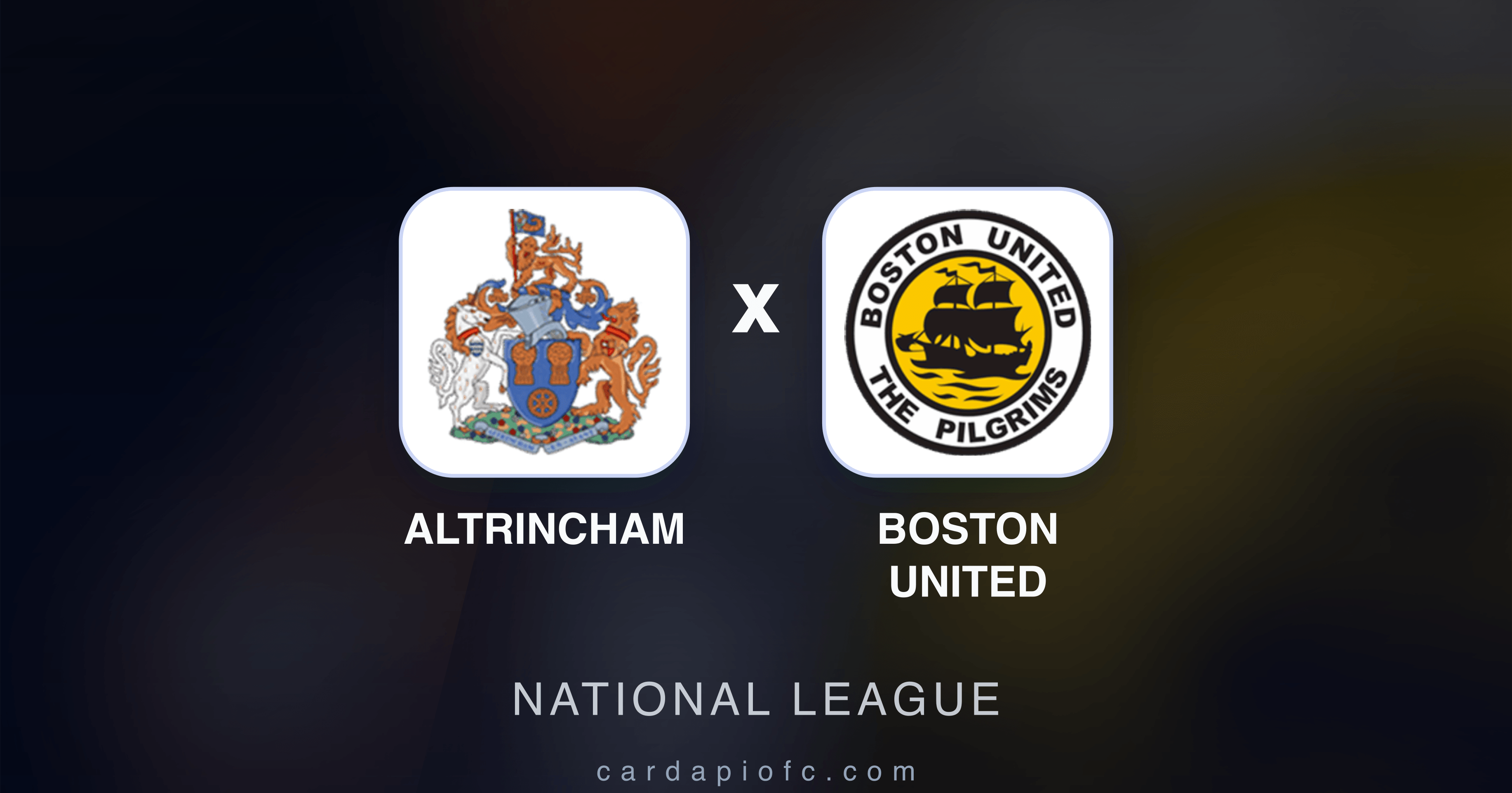 Altrincham x Boston United - National League prévia da transmissão