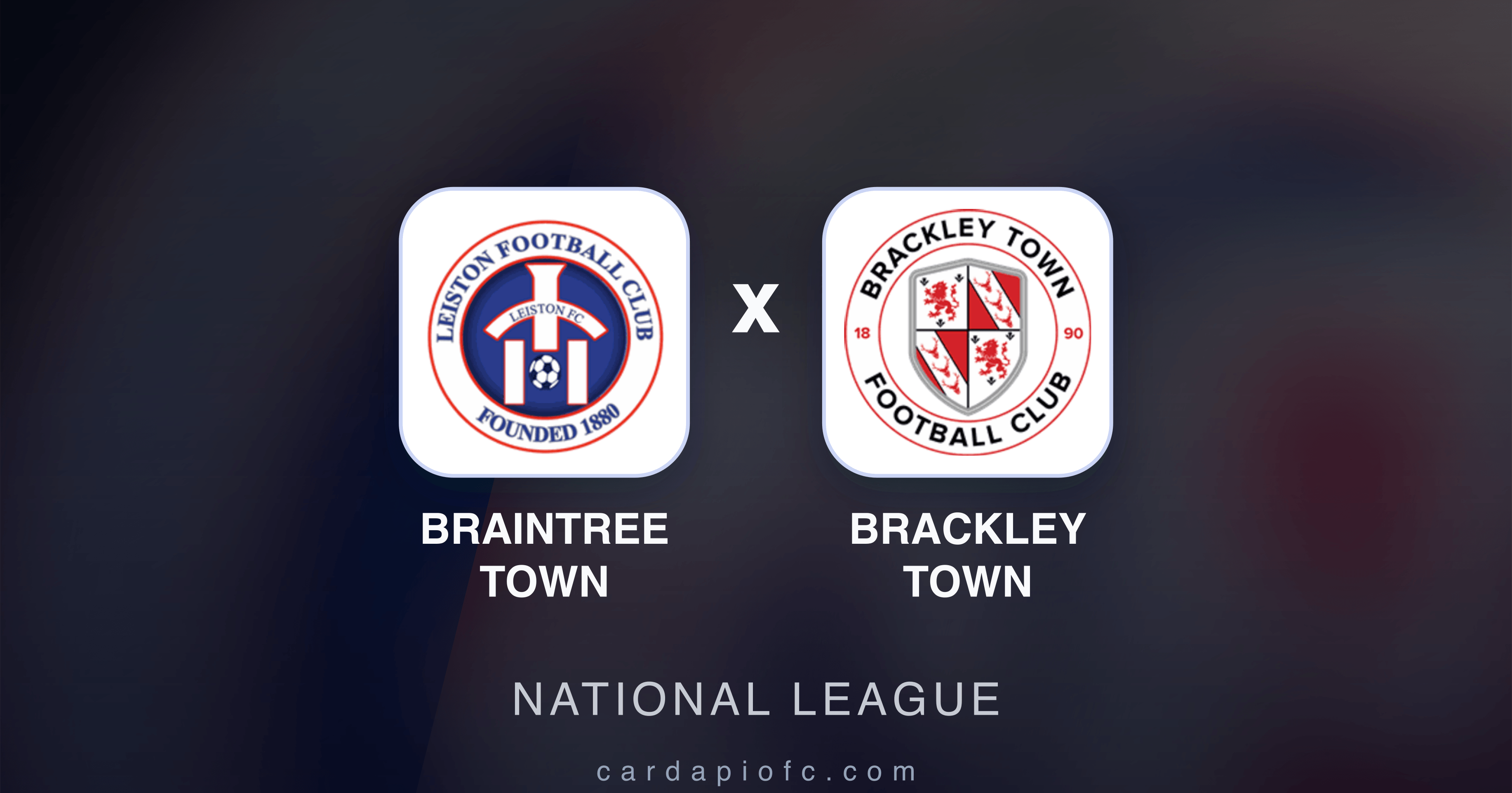 Braintree Town x Brackley Town - National League prévia da transmissão