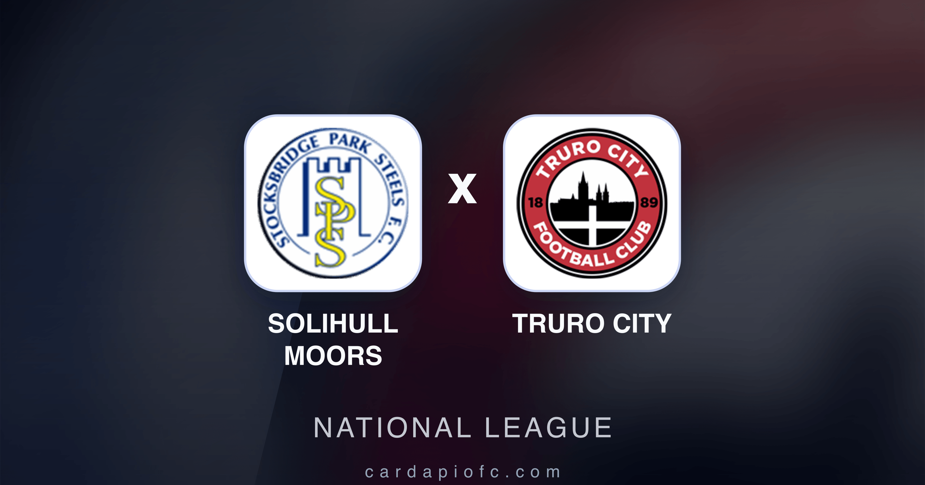 Solihull Moors x Truro City - National League prévia da transmissão