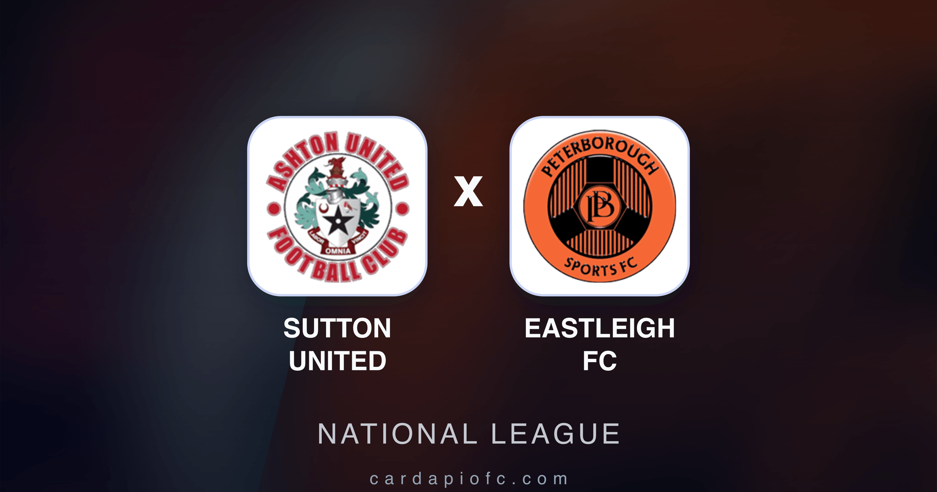 Sutton United x Eastleigh FC - National League prévia da transmissão