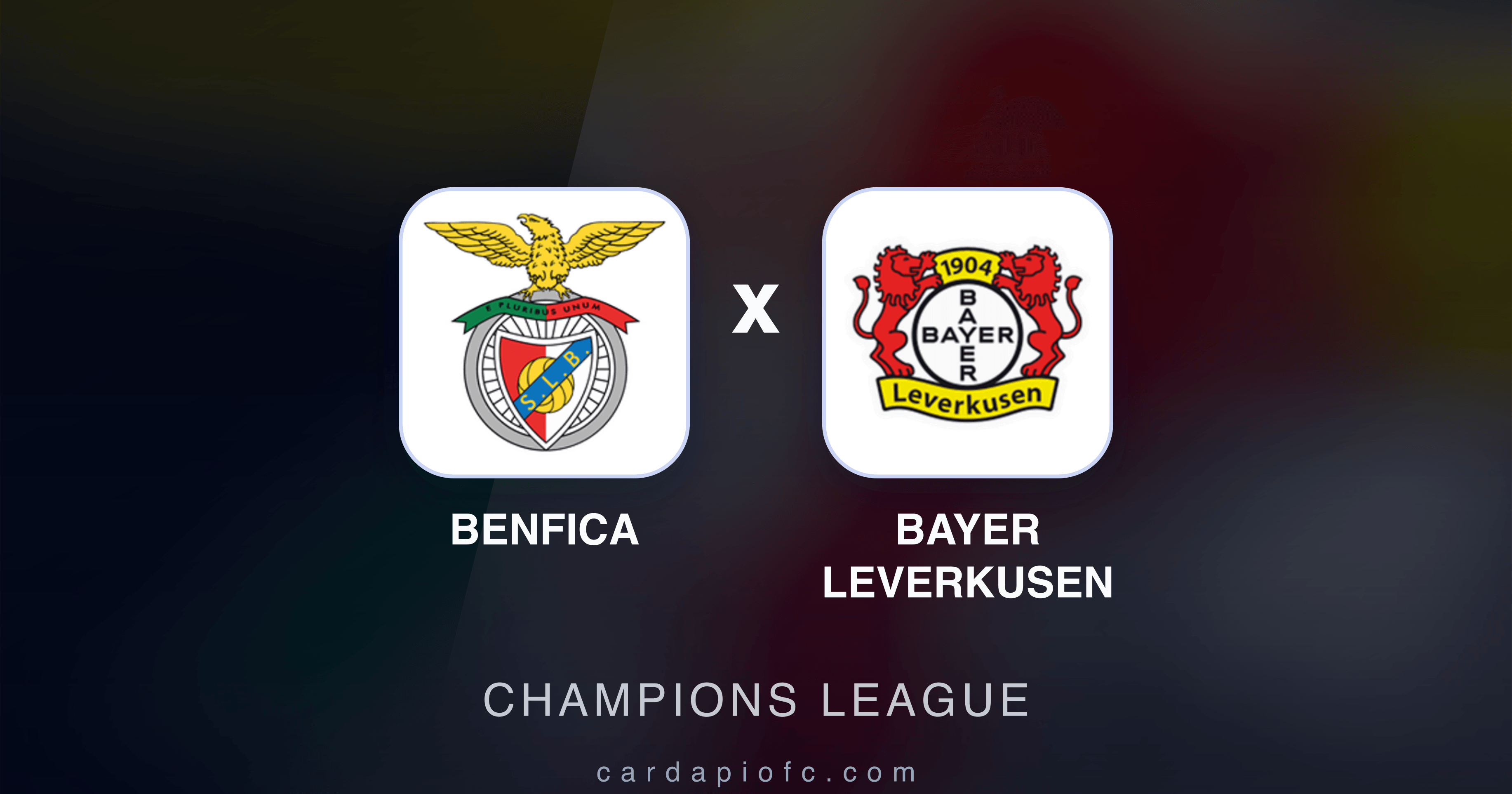 Benfica x Bayer Leverkusen - Champions League prévia da transmissão