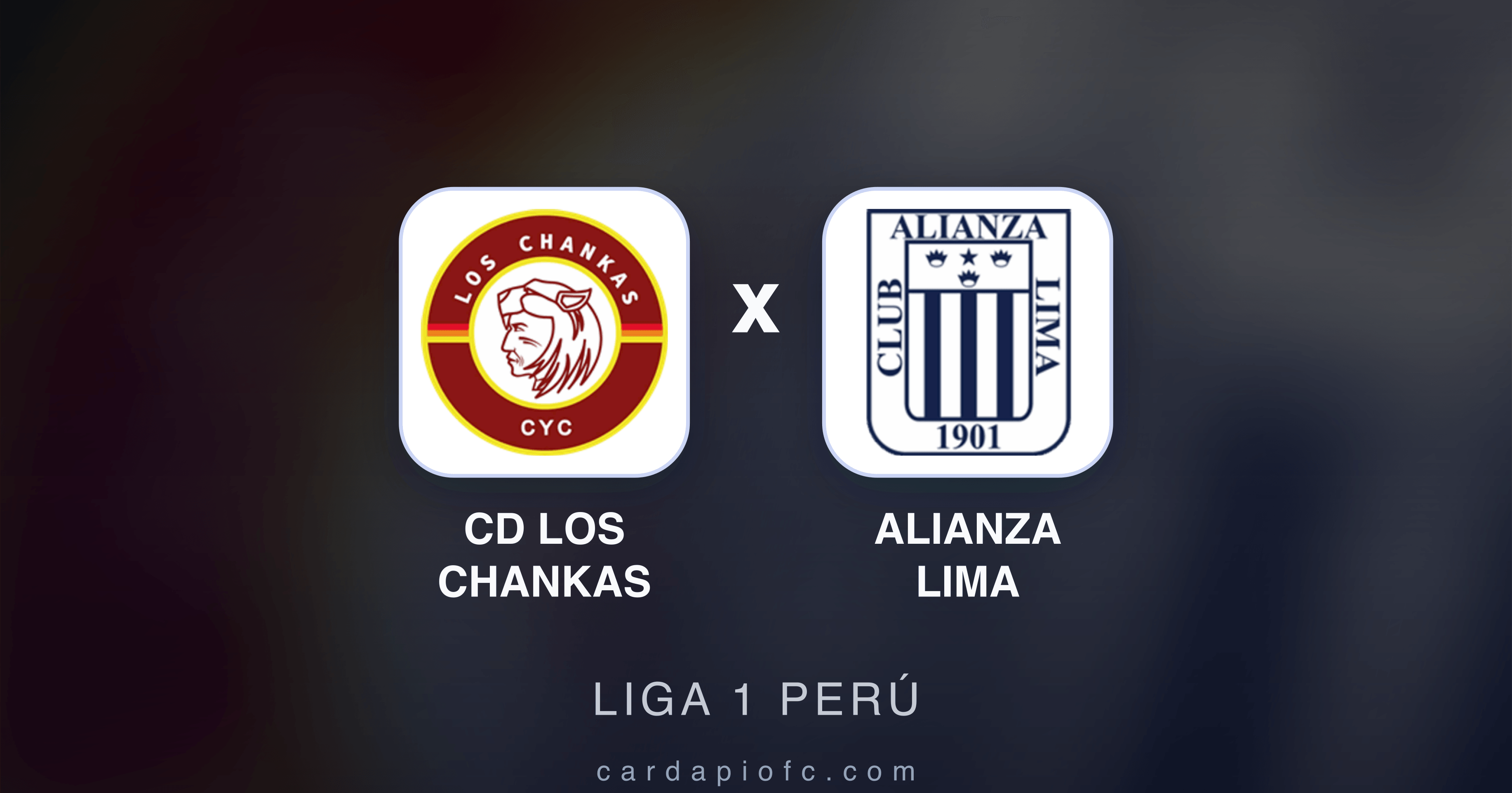 CD Los Chankas x Alianza Lima - Liga 1 Perú prévia da transmissão