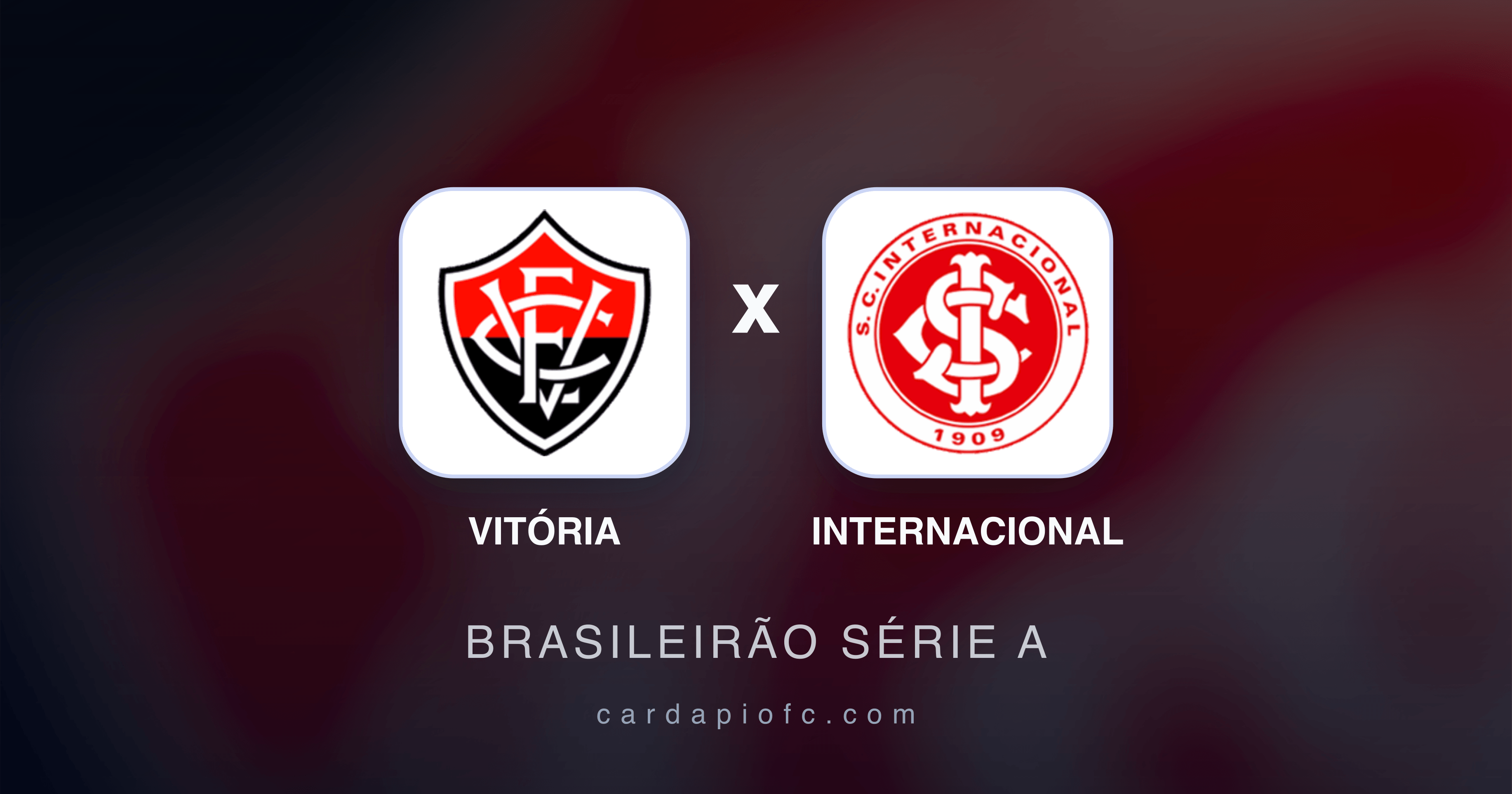 Vitória x Internacional - Brasileirão Série A prévia da transmissão