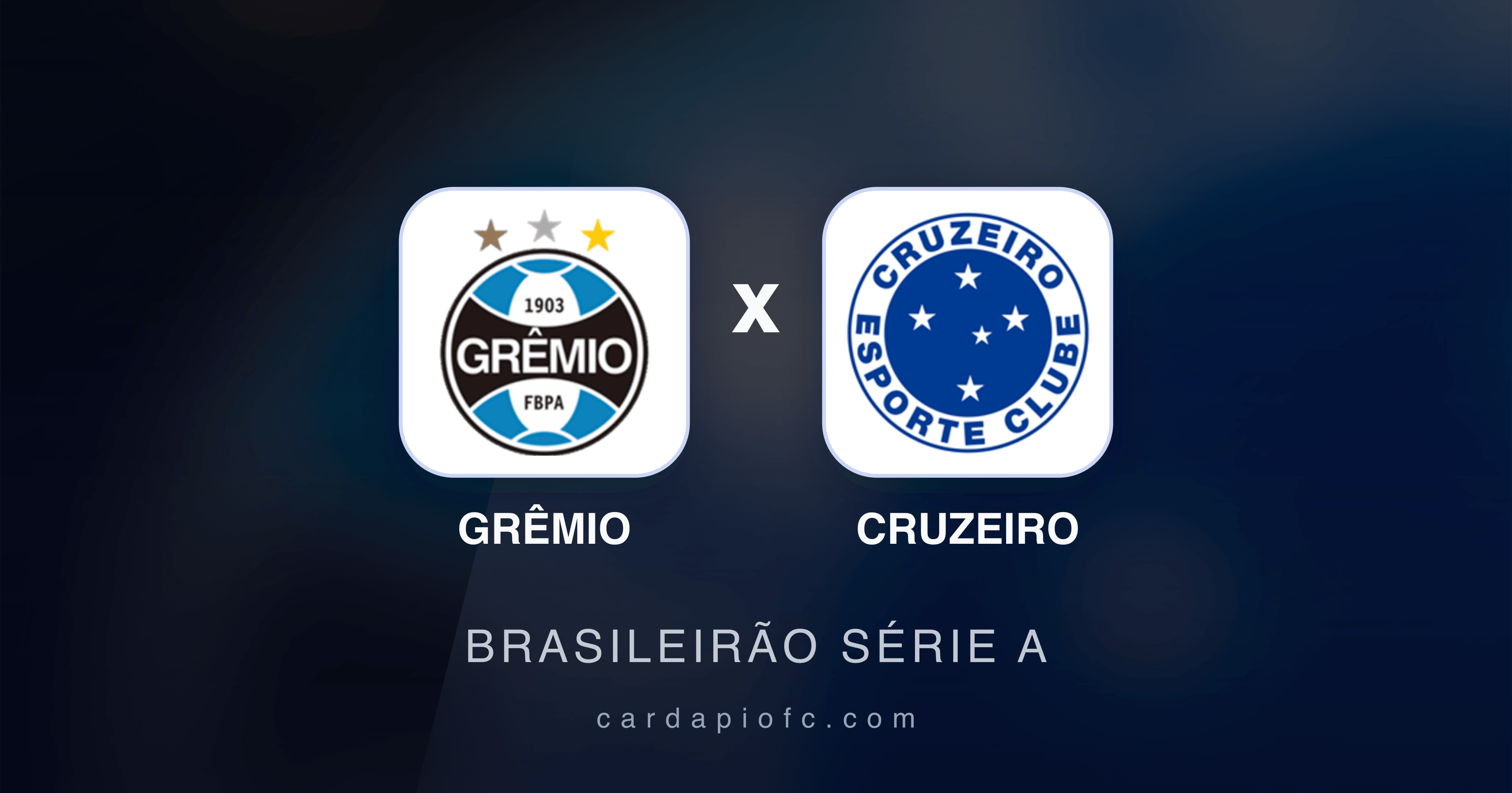 Grêmio x Cruzeiro - Brasileirão Série A prévia da transmissão