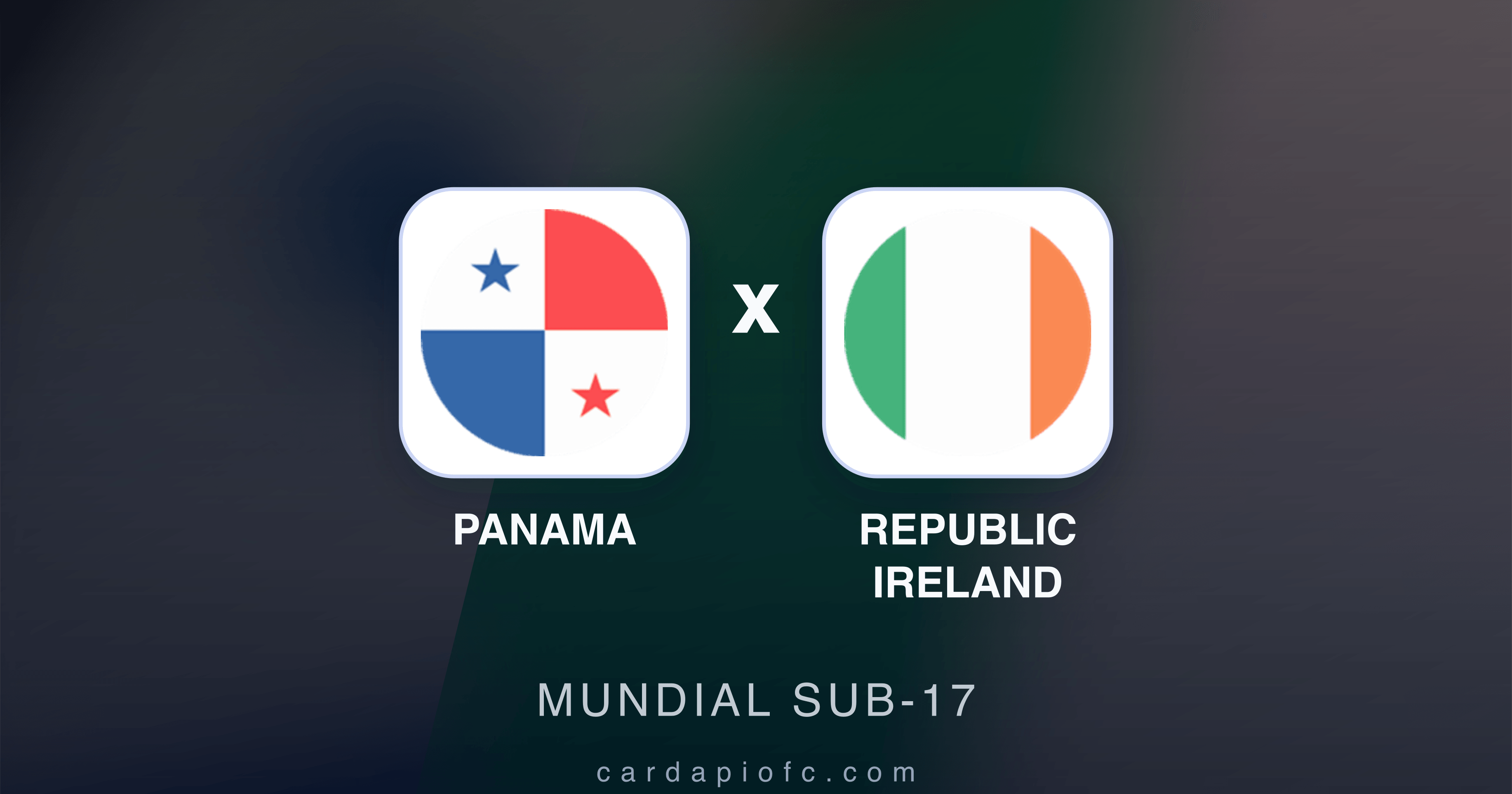 Panama x Republic Ireland - Mundial Sub-17 prévia da transmissão
