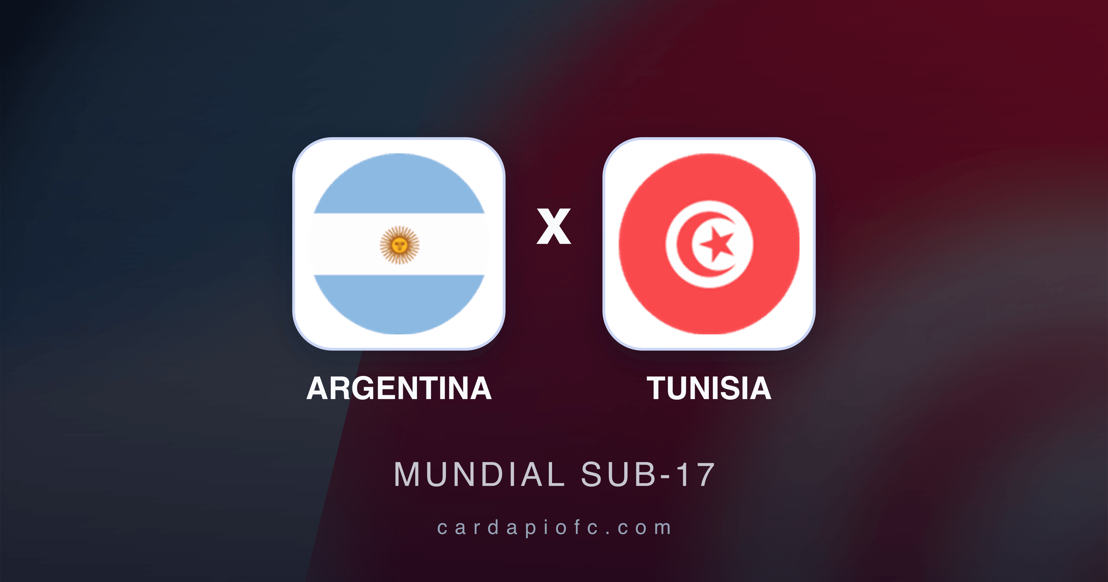 Argentina x Tunisia - Mundial Sub-17 prévia da transmissão