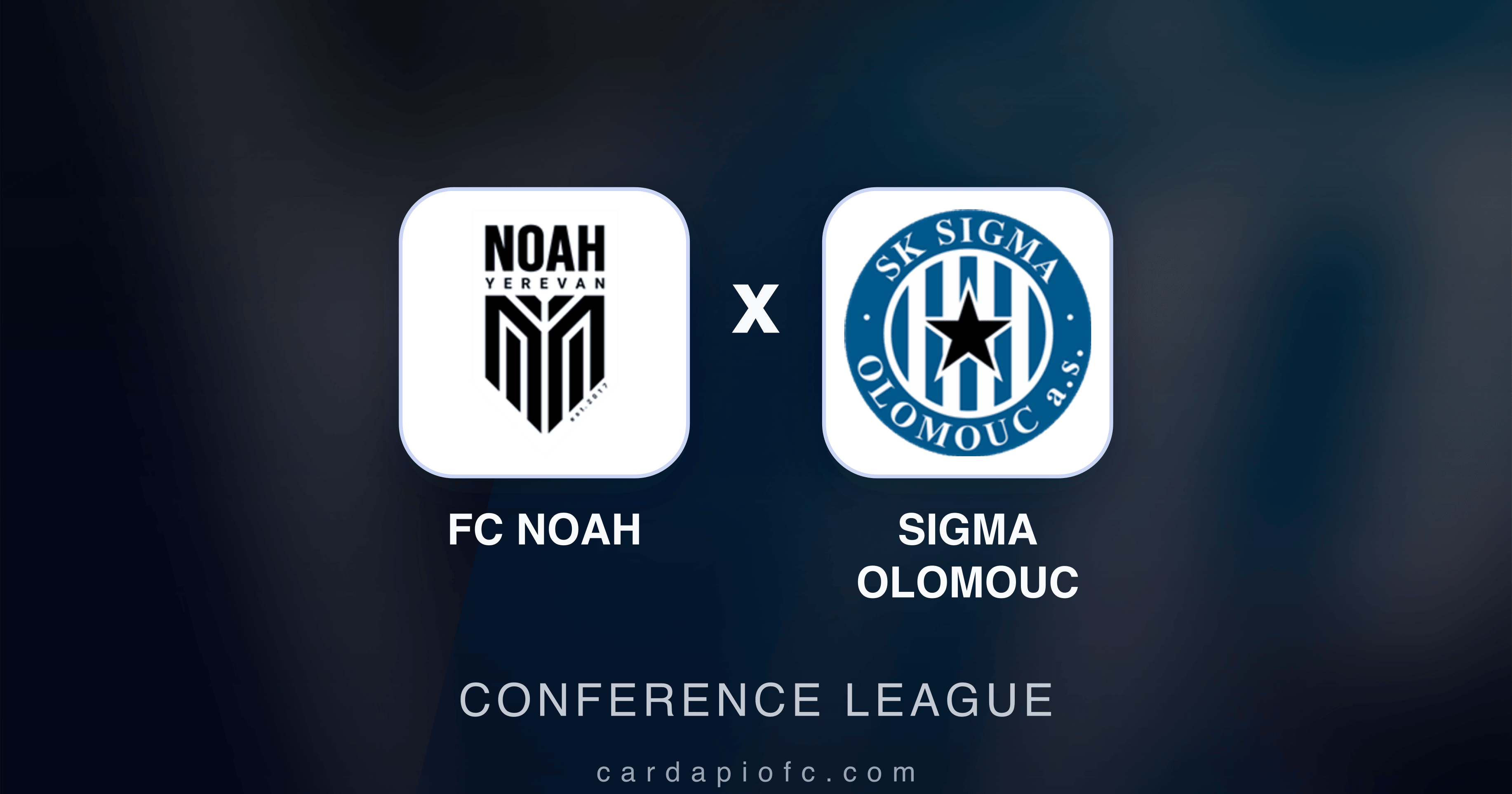 FC Noah x Sigma Olomouc - Conference League prévia da transmissão