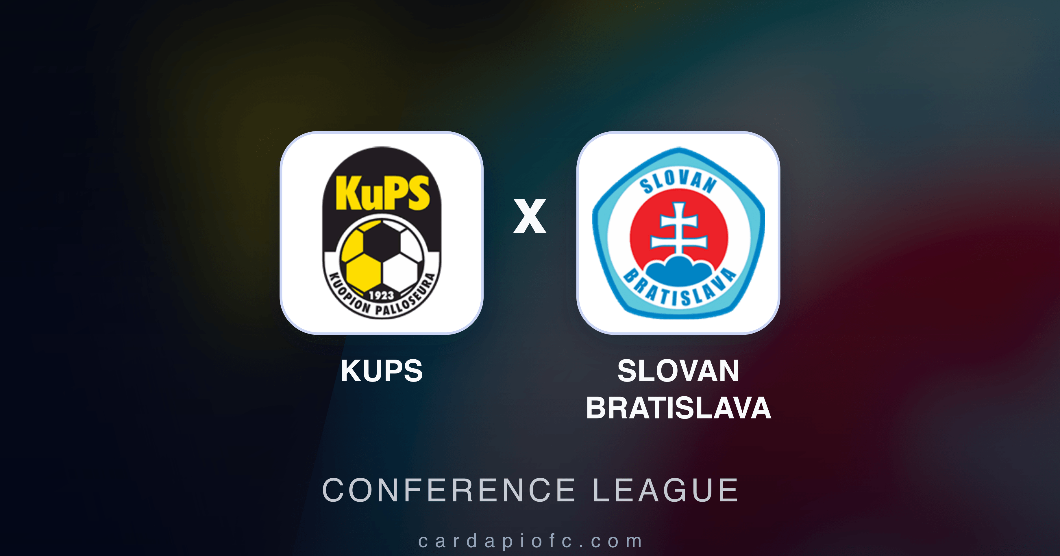 KuPS x Slovan Bratislava - Conference League prévia da transmissão