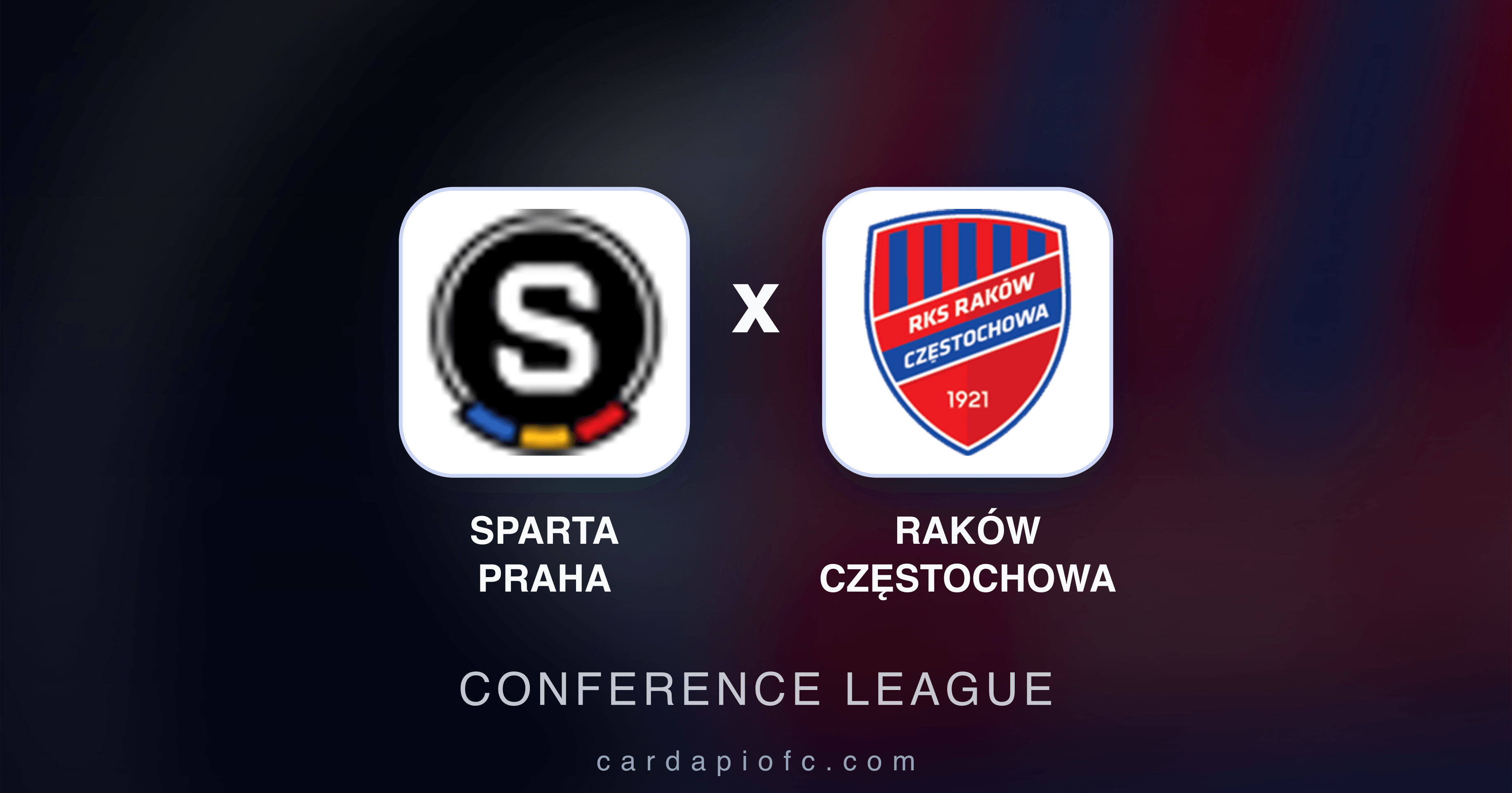 Sparta Praha x Raków Częstochowa - Conference League prévia da transmissão