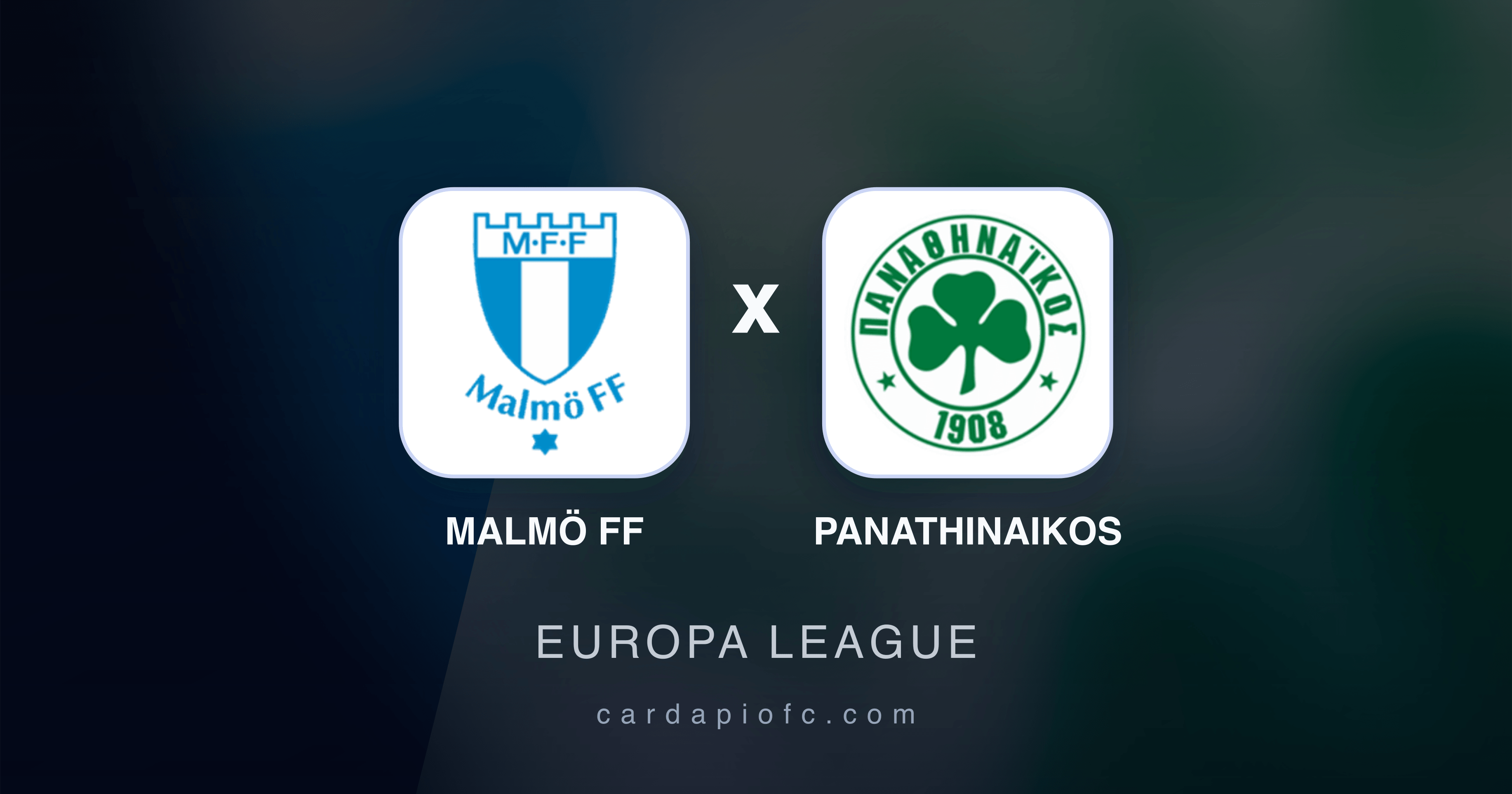 Malmö FF x Panathinaikos - Europa League prévia da transmissão