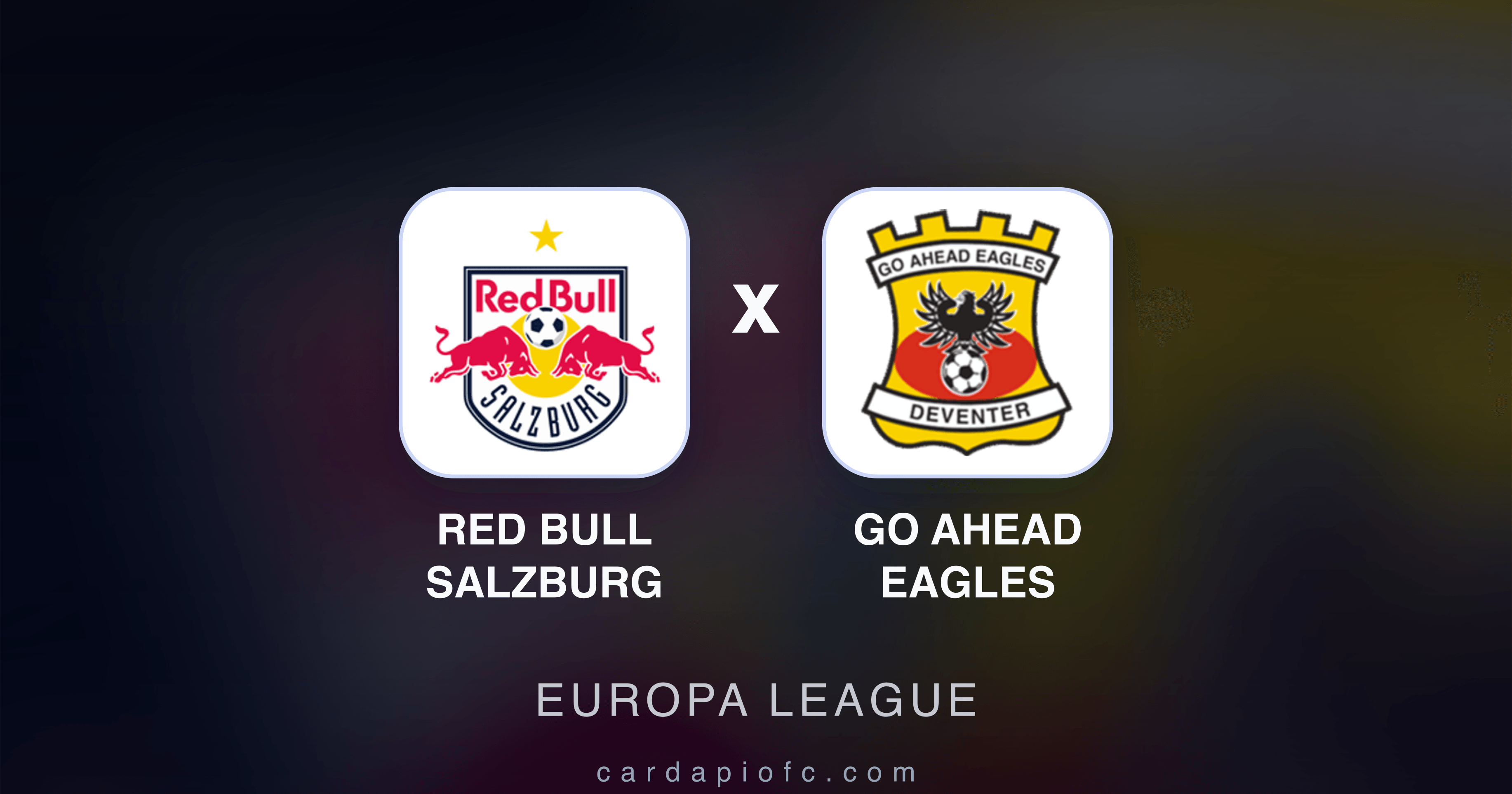 Red Bull Salzburg x Go Ahead Eagles - Europa League prévia da transmissão
