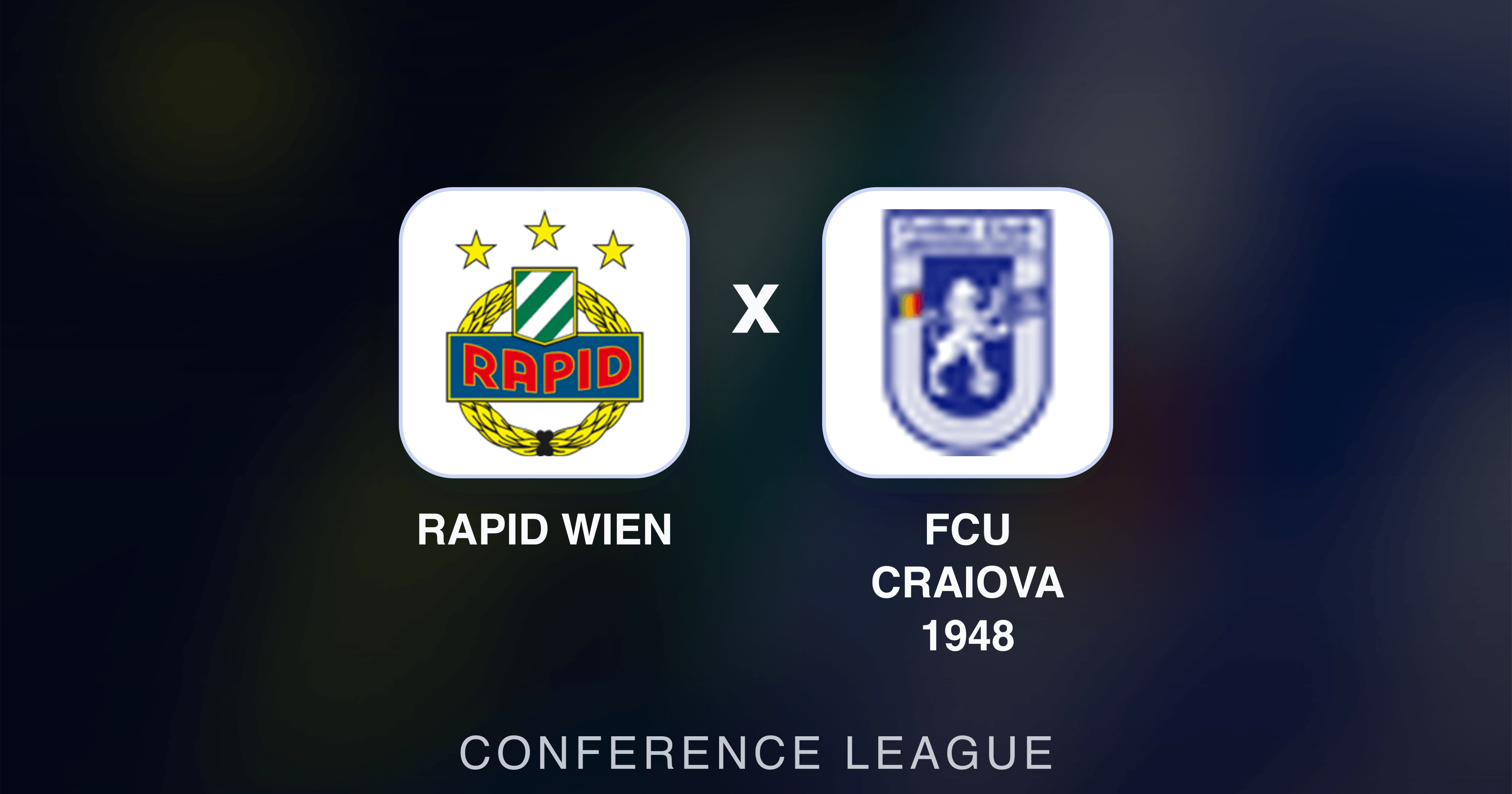 Rapid Wien x FCU Craiova 1948 - Conference League prévia da transmissão
