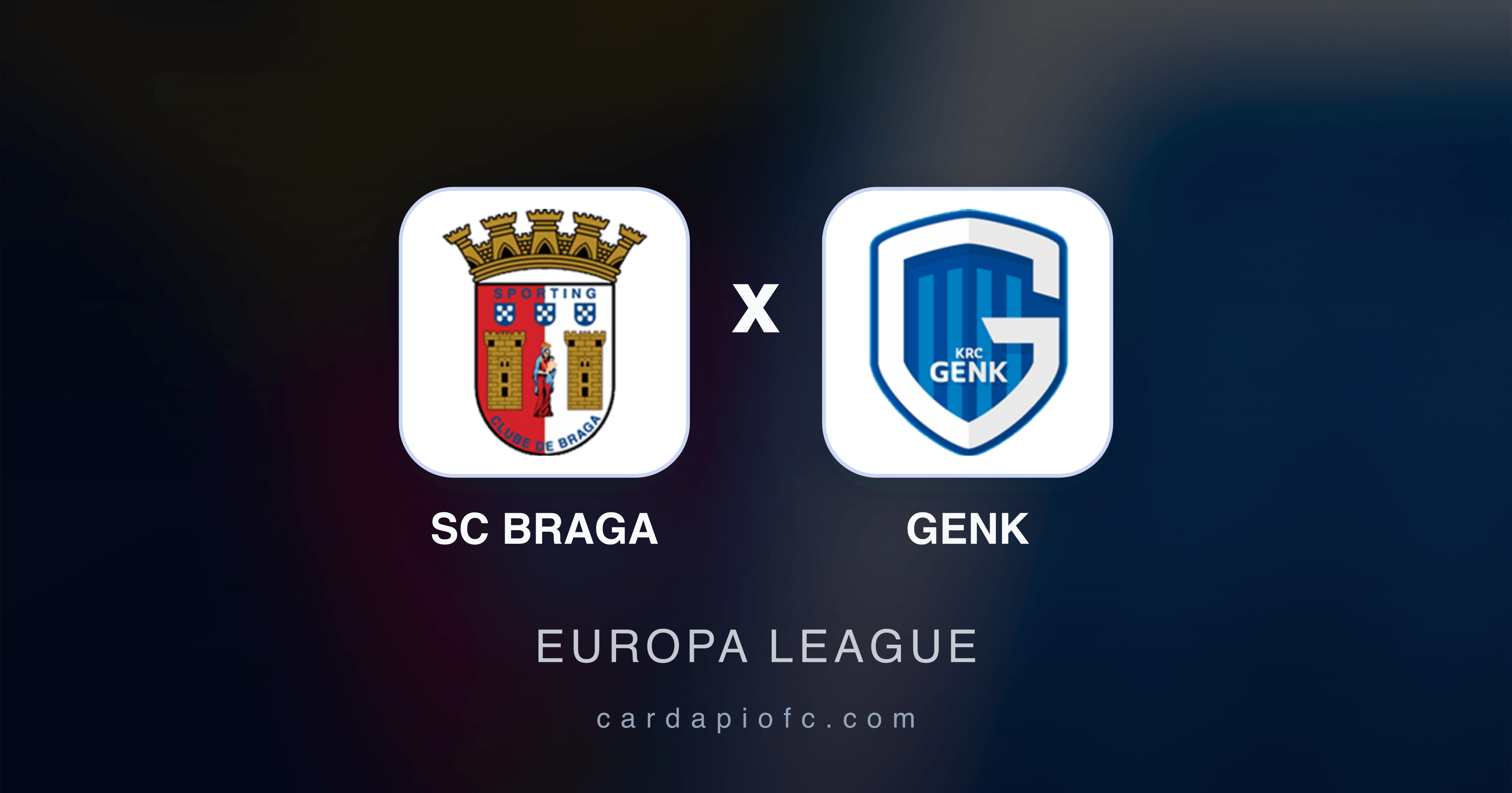 SC Braga x Genk - Europa League prévia da transmissão