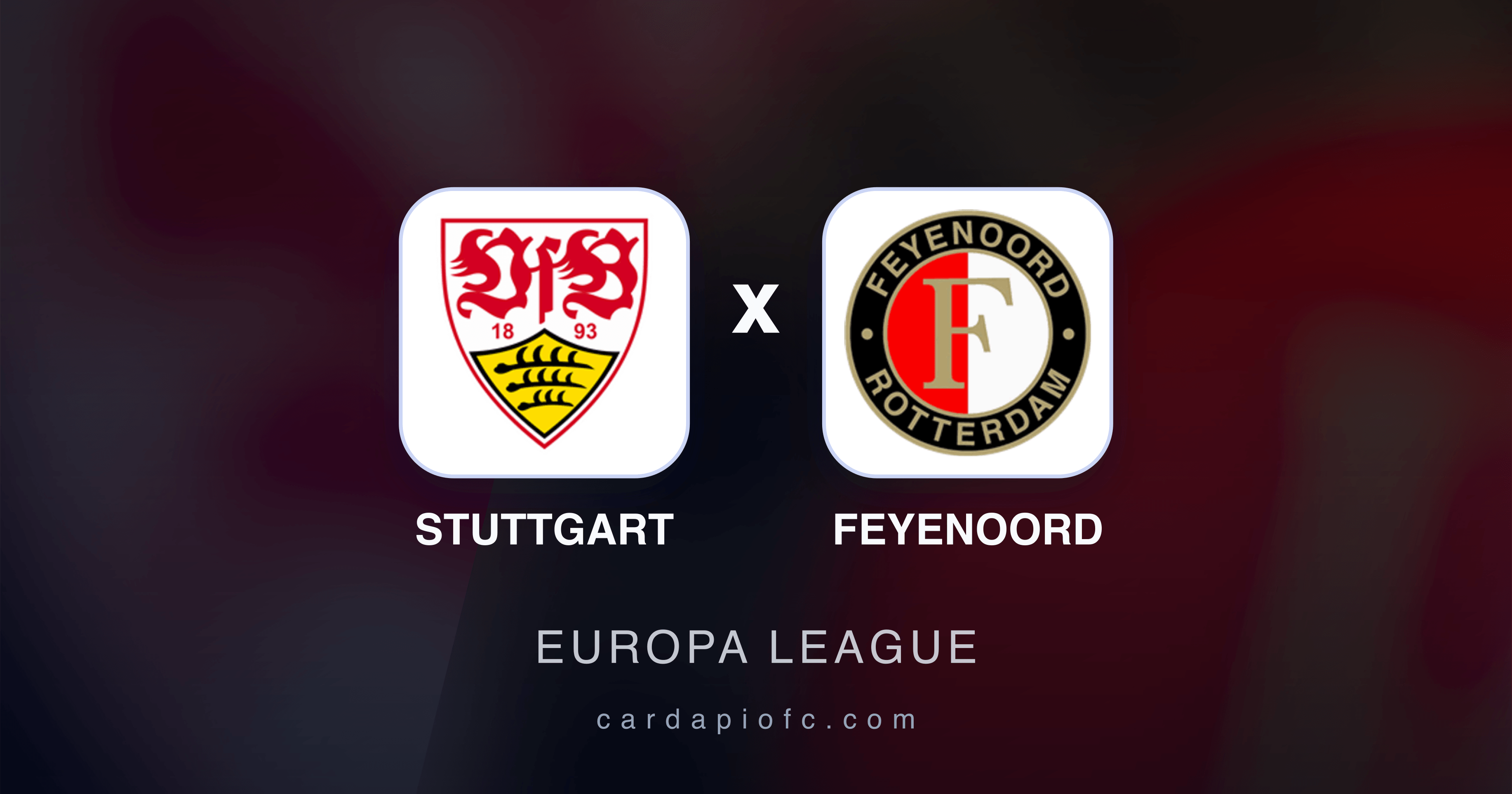 Stuttgart x Feyenoord - Europa League prévia da transmissão