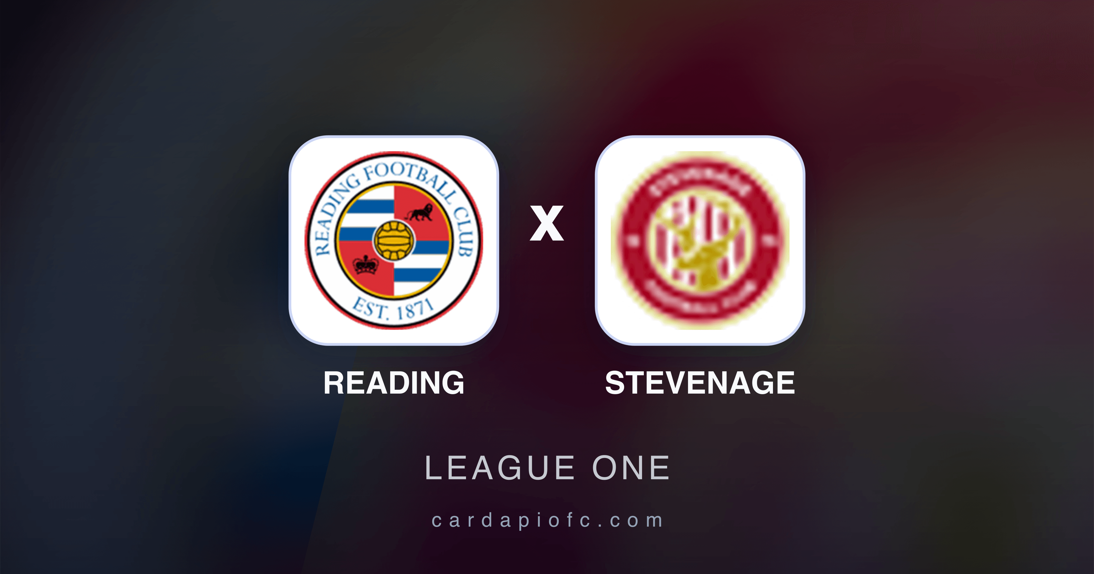 Reading x Stevenage - League One prévia da transmissão