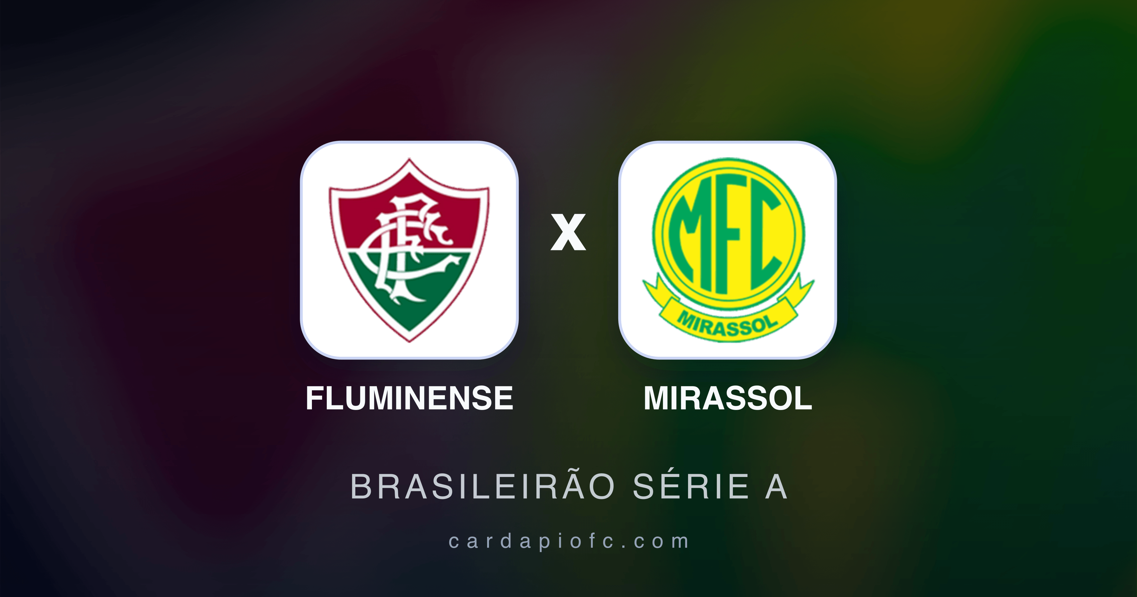 Fluminense x Mirassol - Brasileirão Série A prévia da transmissão