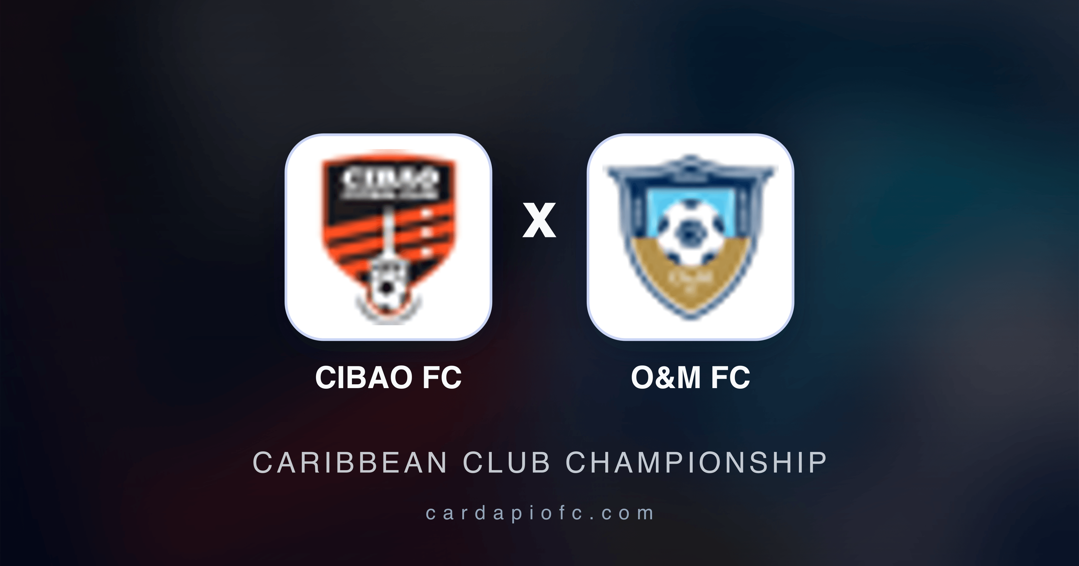 Cibao FC x O&M FC - Caribbean Club Championship prévia da transmissão