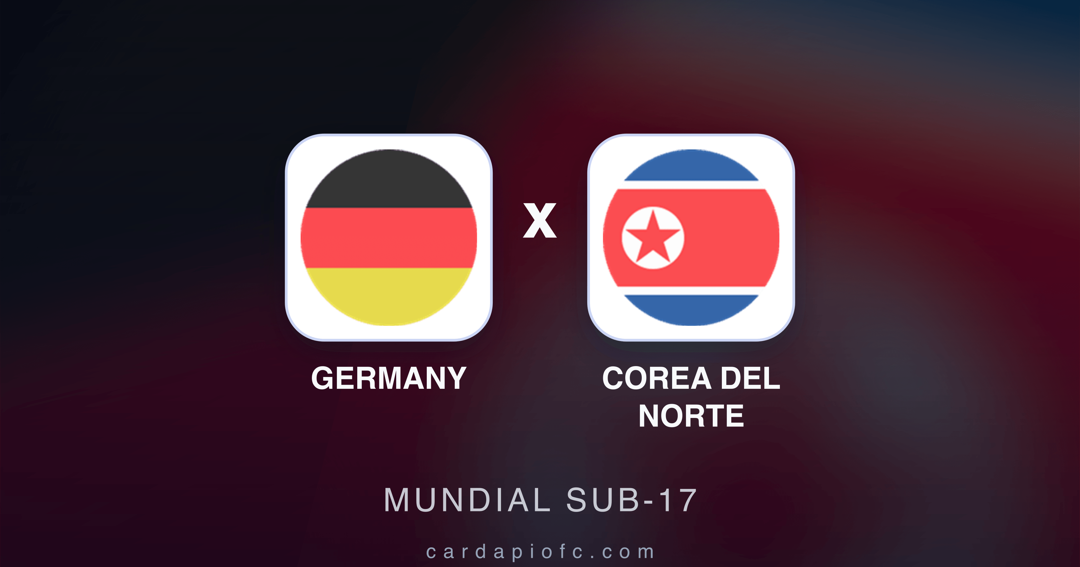 Germany x Corea del Norte - Mundial Sub-17 prévia da transmissão