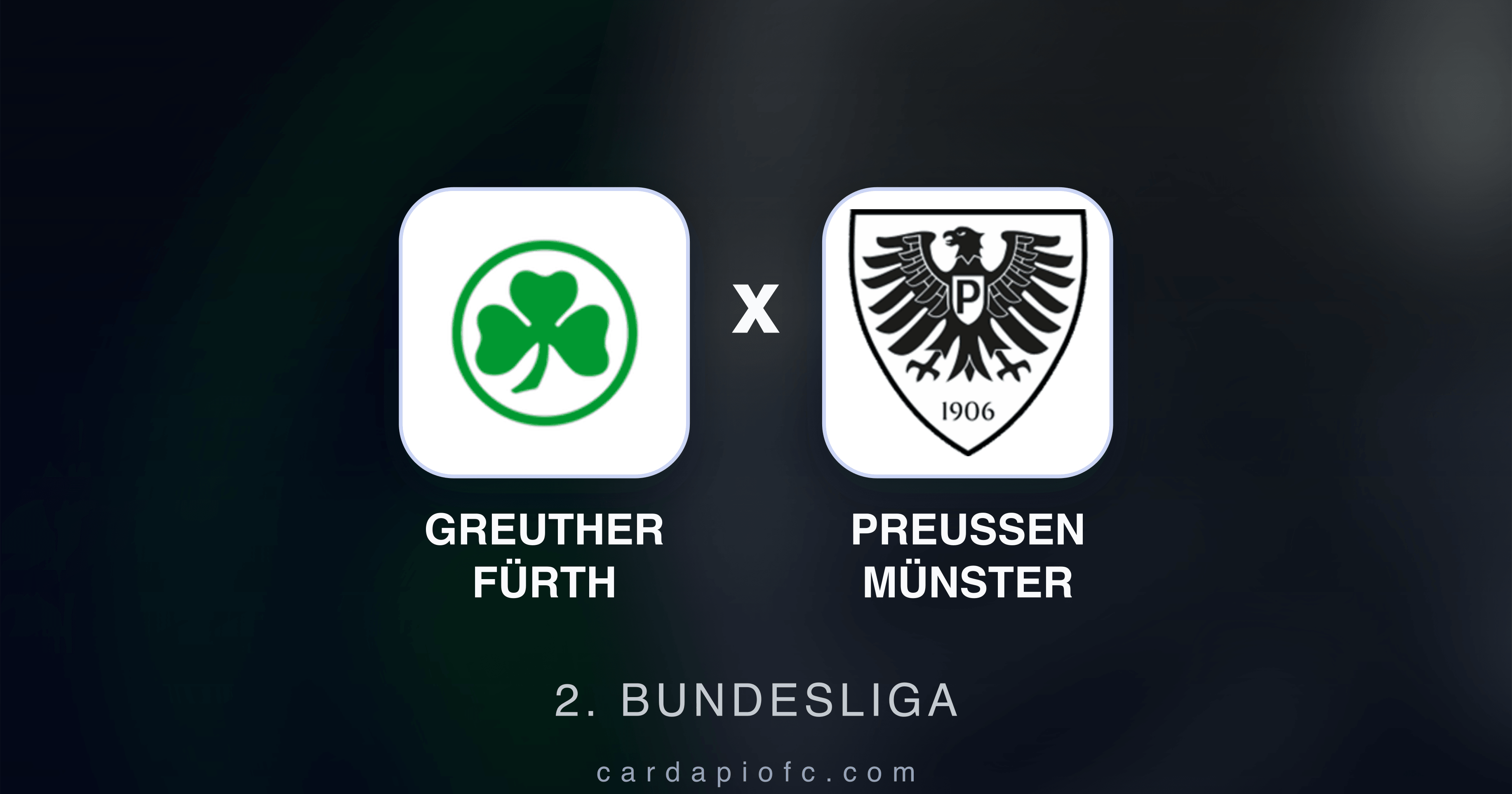 Greuther Fürth x Preußen Münster - 2. Bundesliga prévia da transmissão