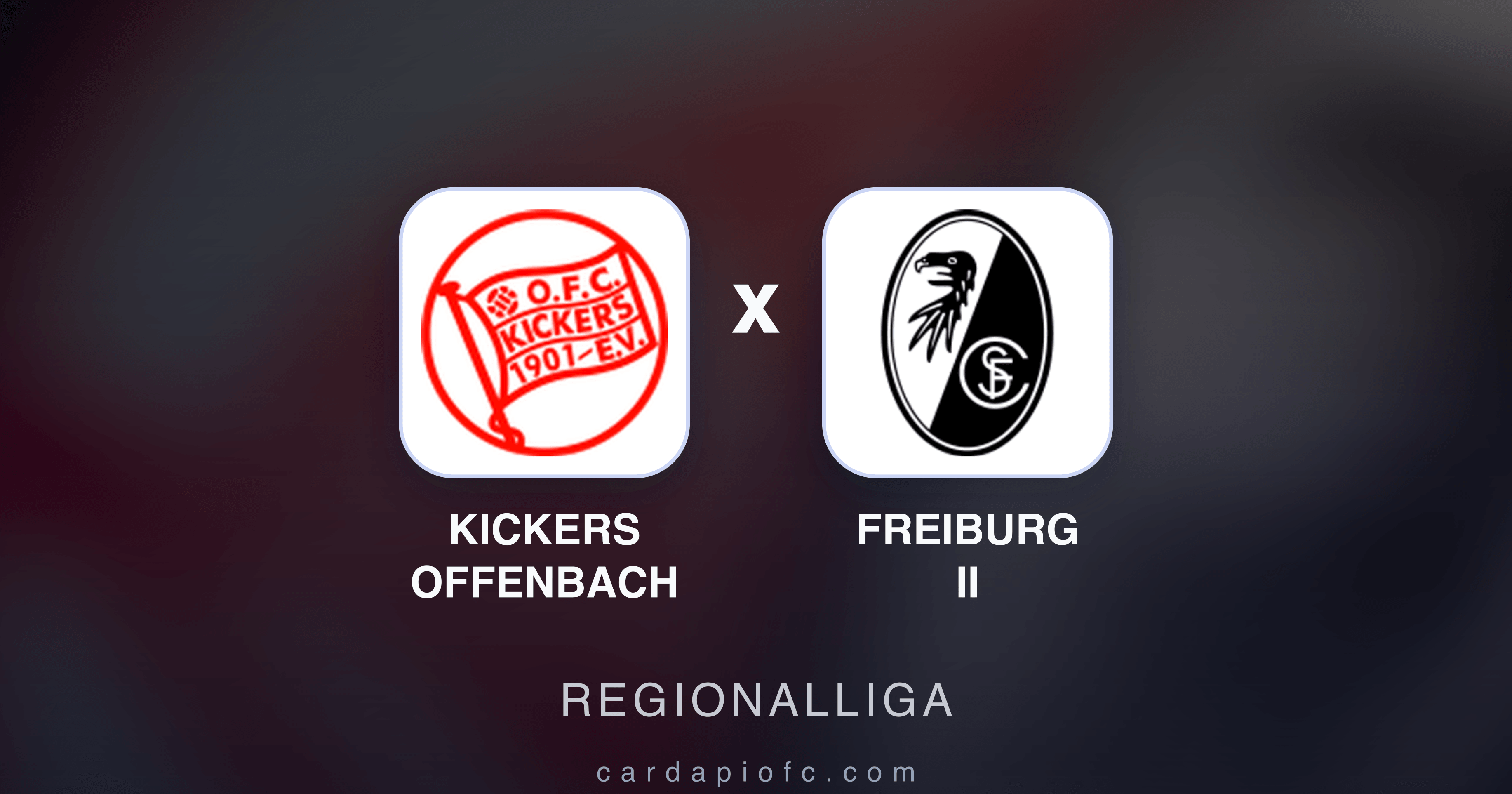Kickers Offenbach x Freiburg II - Regionalliga prévia da transmissão