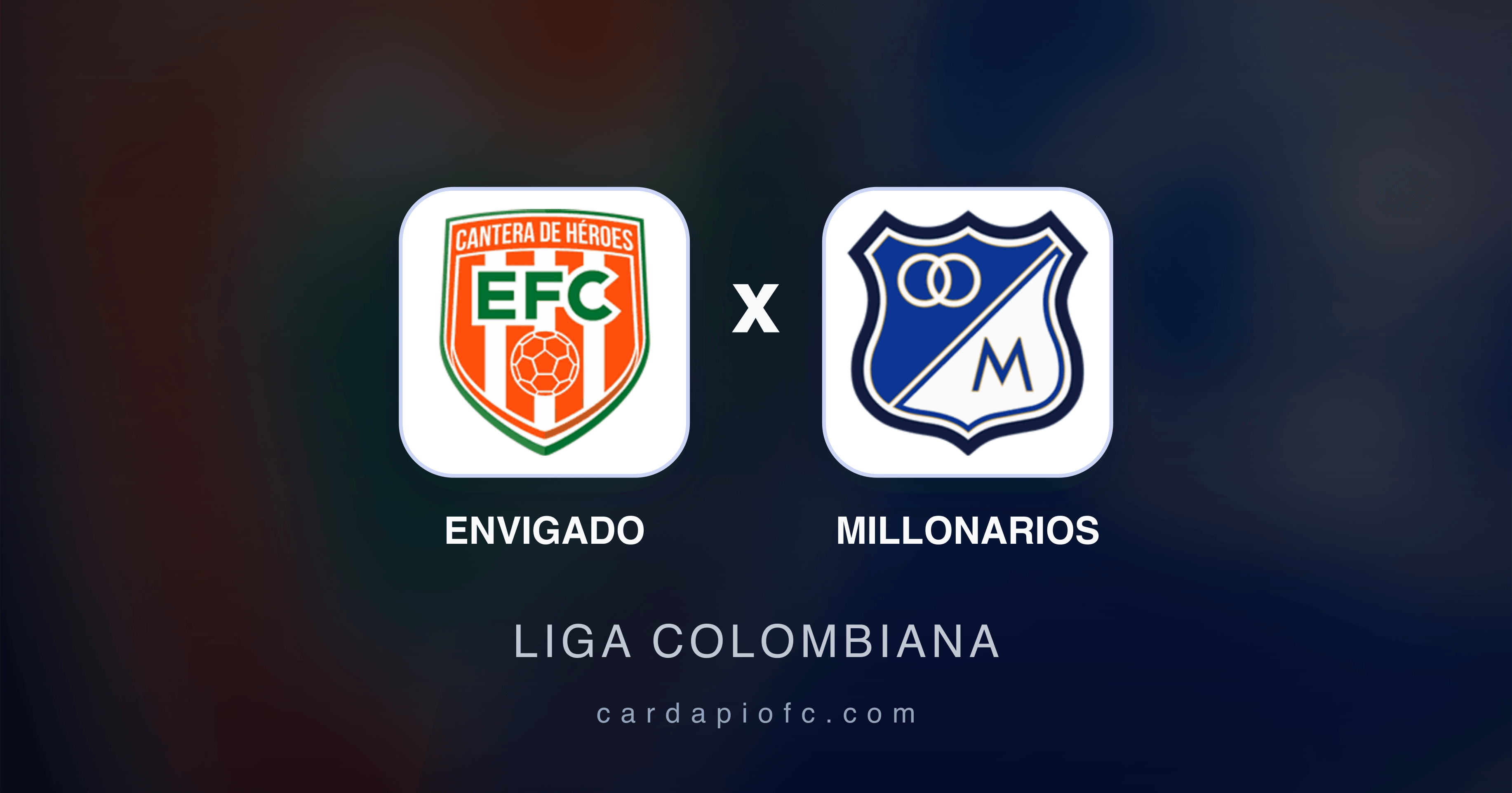 Envigado x Millonarios - Liga Colombiana prévia da transmissão