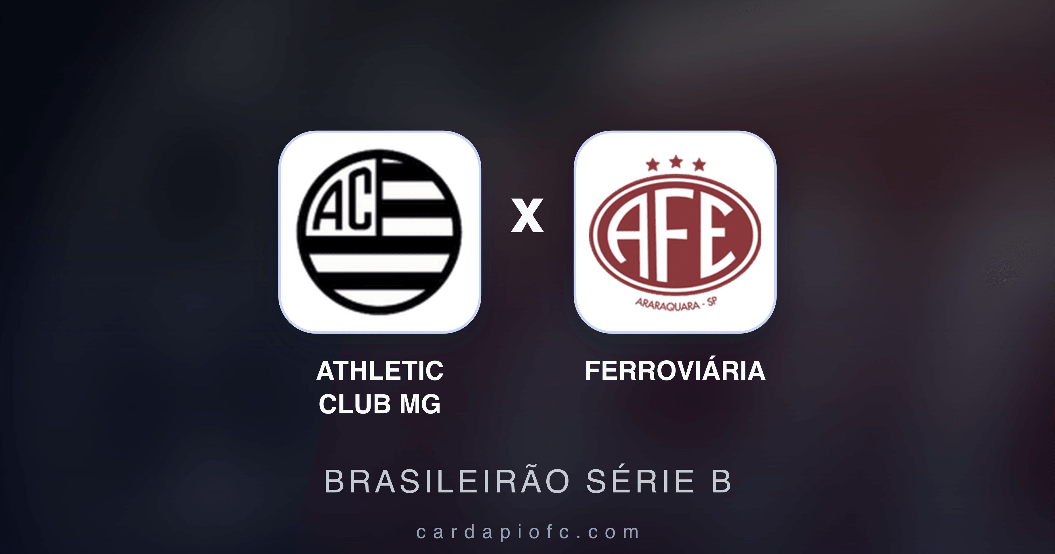 Athletic Club MG x Ferroviária - Brasileirão Série B prévia da transmissão