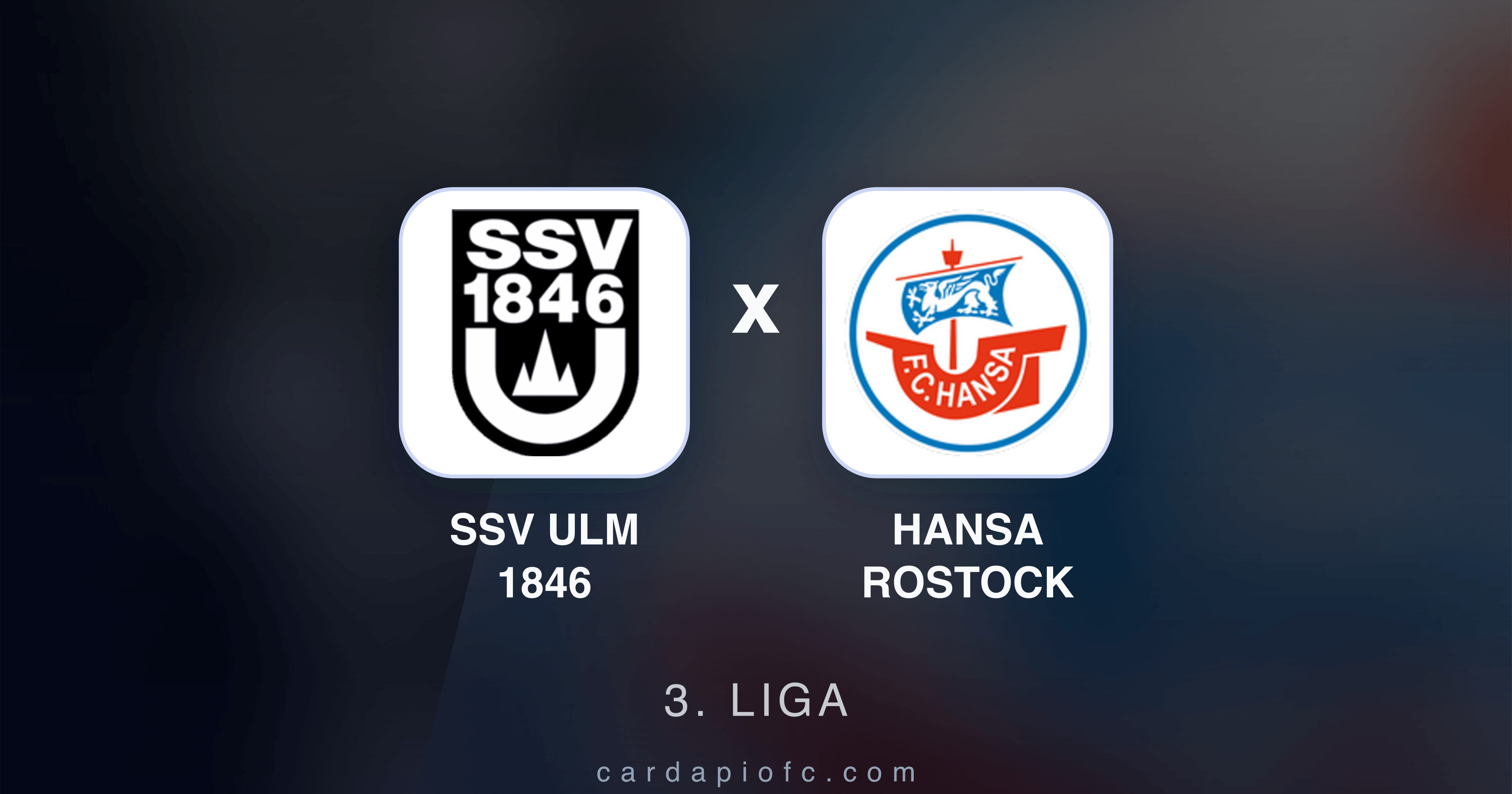SSV Ulm 1846 x Hansa Rostock - 3. Liga prévia da transmissão