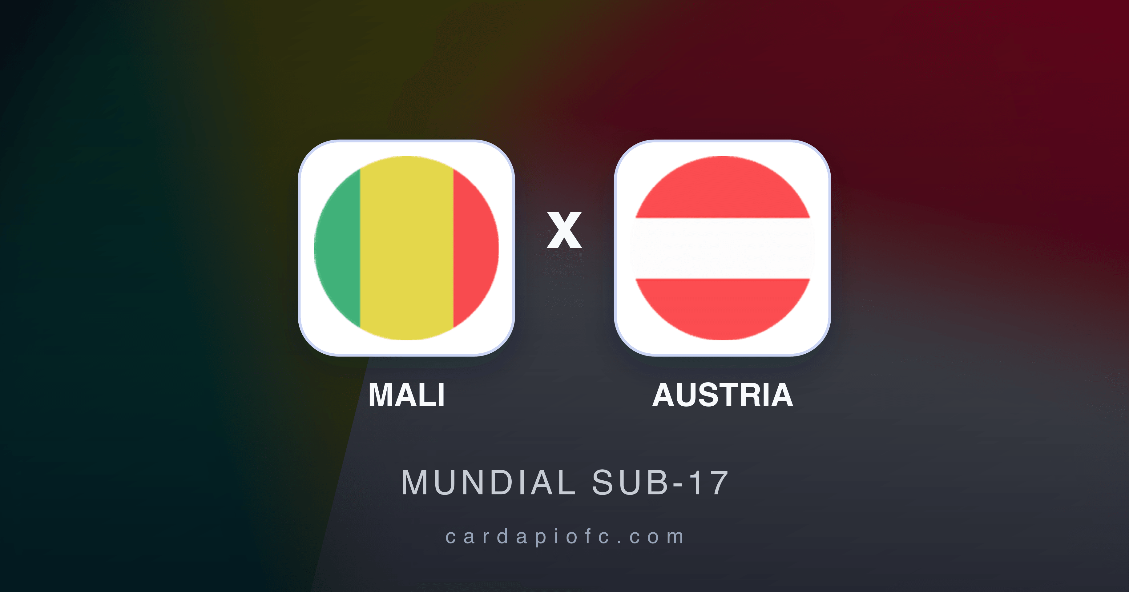 Mali x Austria - Mundial Sub-17 prévia da transmissão
