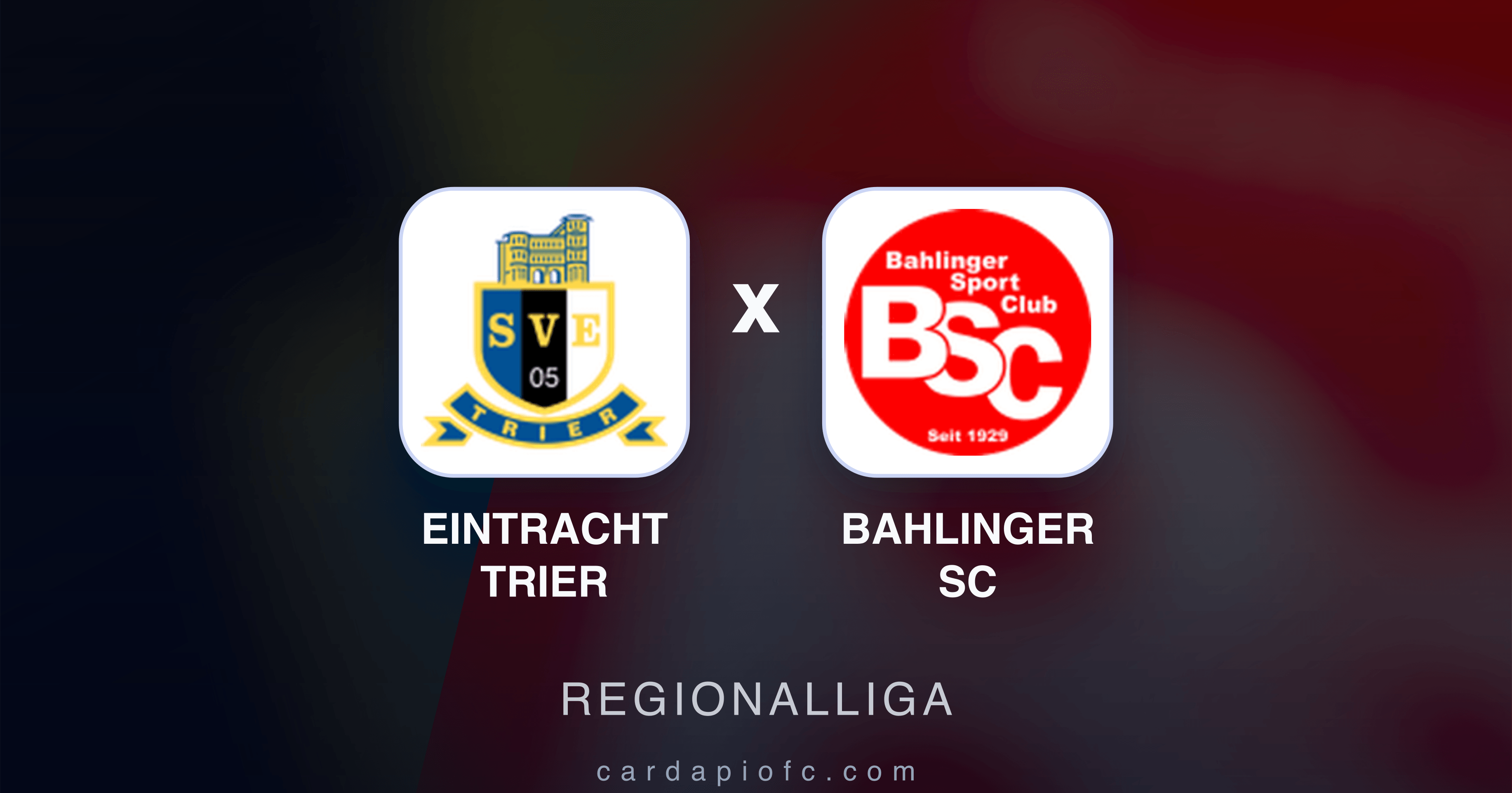 Eintracht Trier x Bahlinger SC - Regionalliga prévia da transmissão