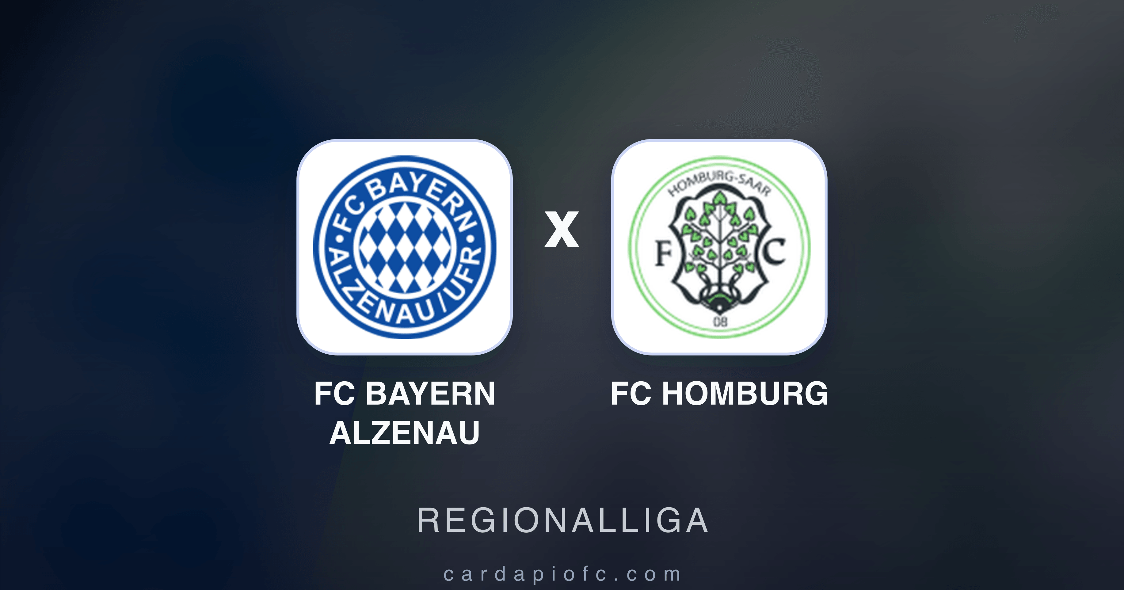 FC Bayern Alzenau x FC Homburg - Regionalliga prévia da transmissão