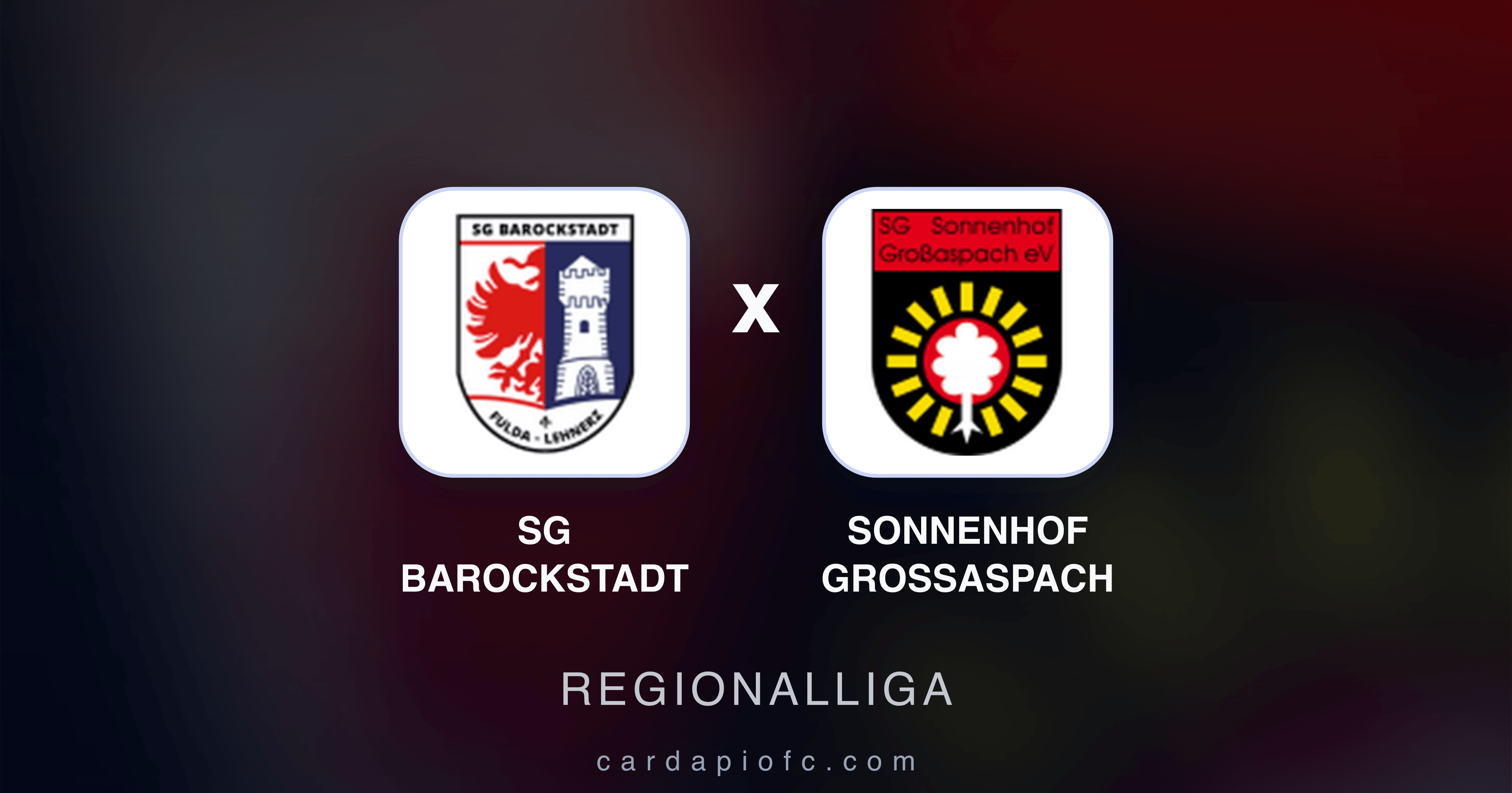 SG Barockstadt x Sonnenhof Grossaspach - Regionalliga prévia da transmissão