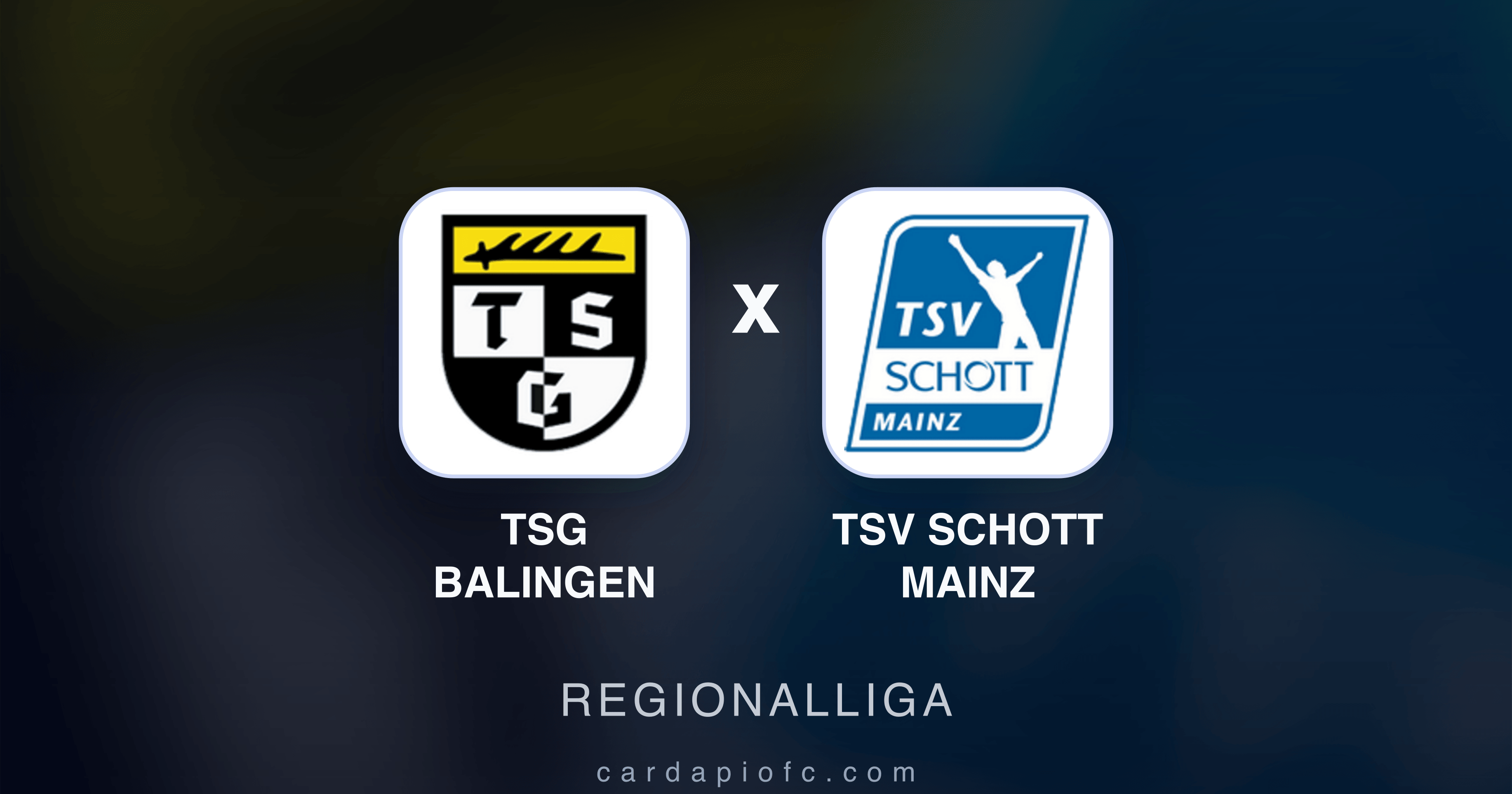 TSG Balingen x TSV Schott Mainz - Regionalliga prévia da transmissão