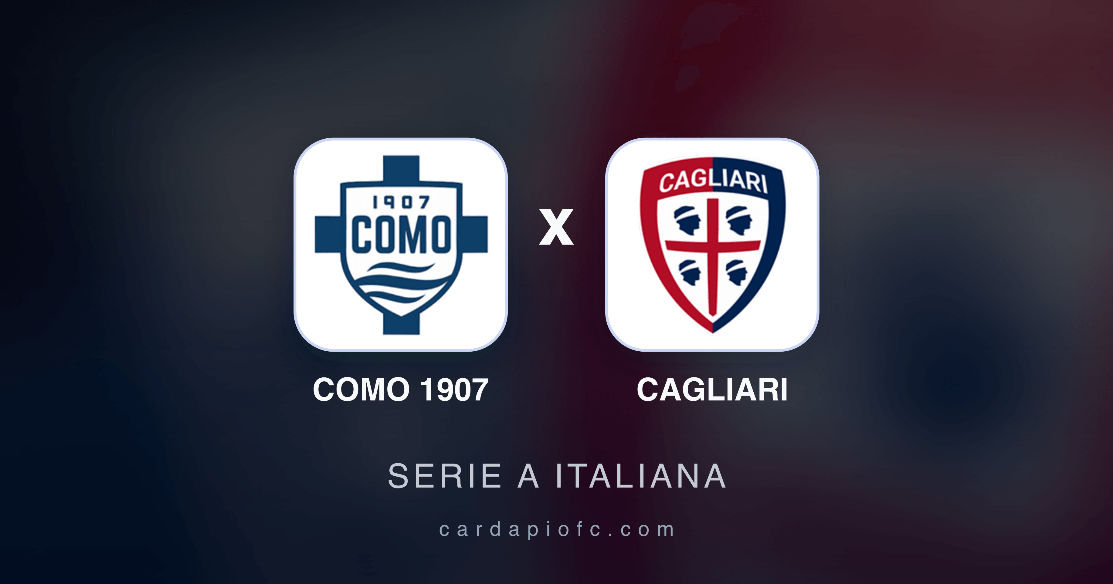 Como 1907 x Cagliari - Serie A Italiana prévia da transmissão