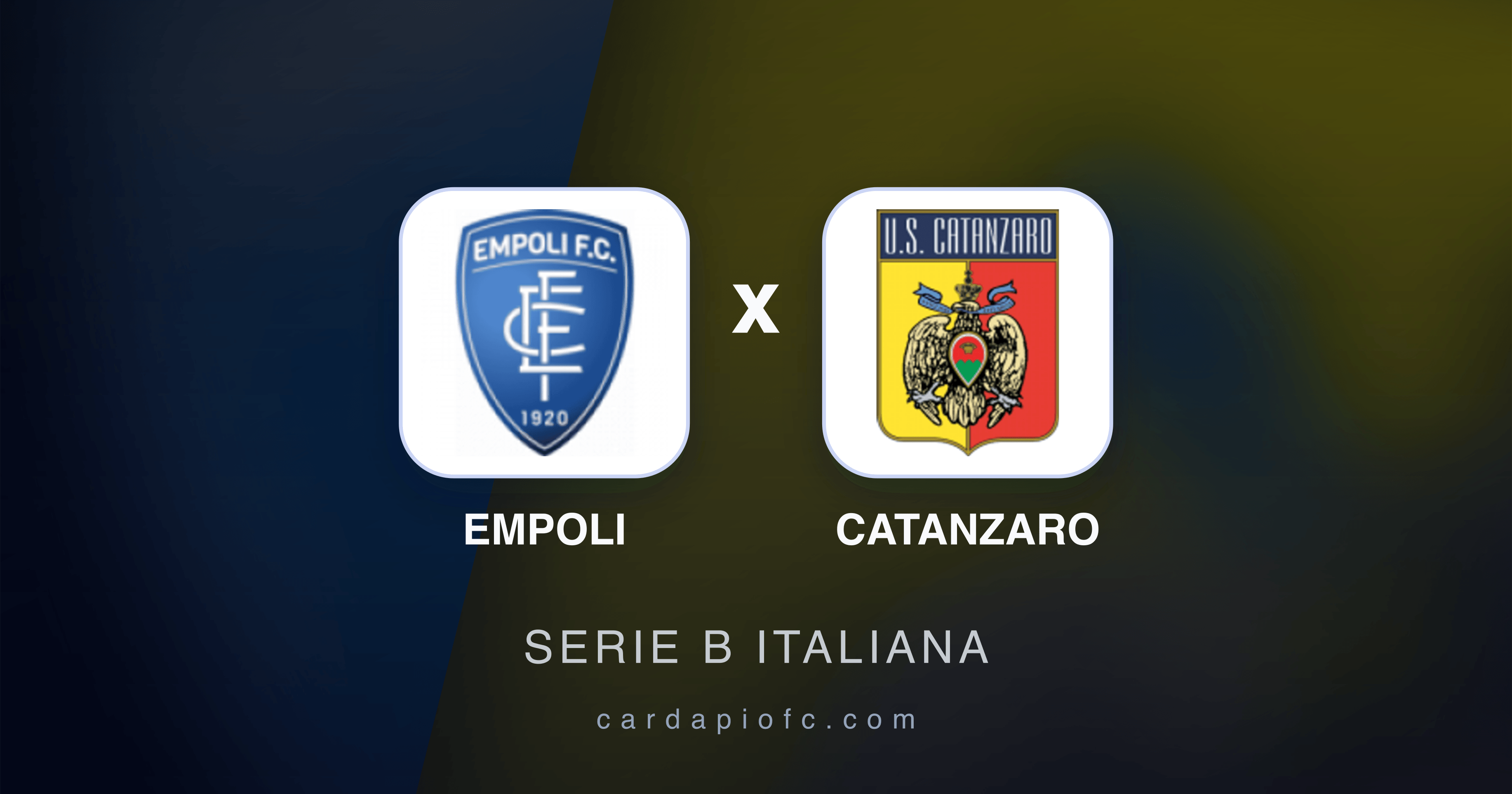 Empoli x Catanzaro - Serie B Italiana prévia da transmissão