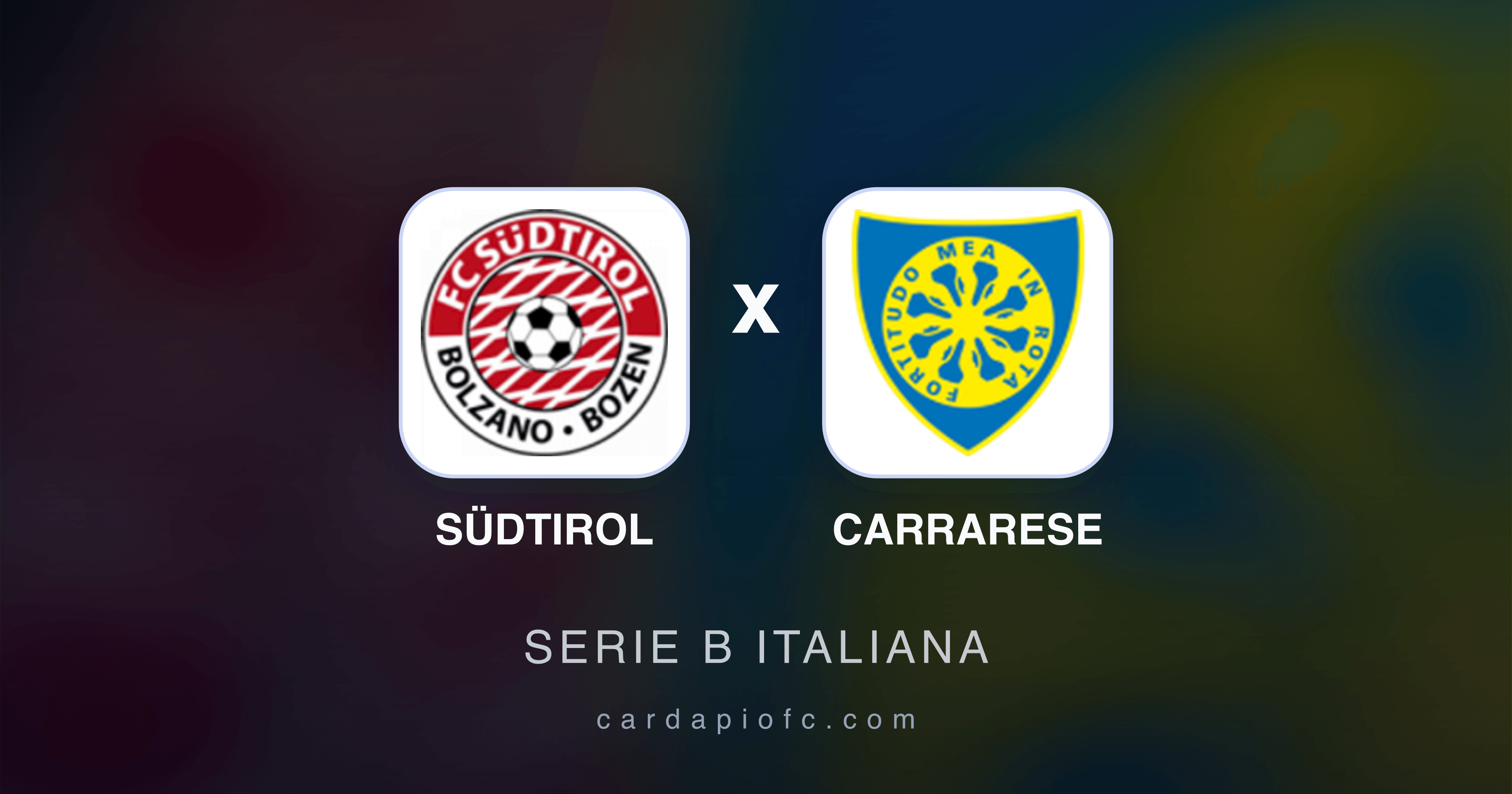 Südtirol x Carrarese - Serie B Italiana prévia da transmissão