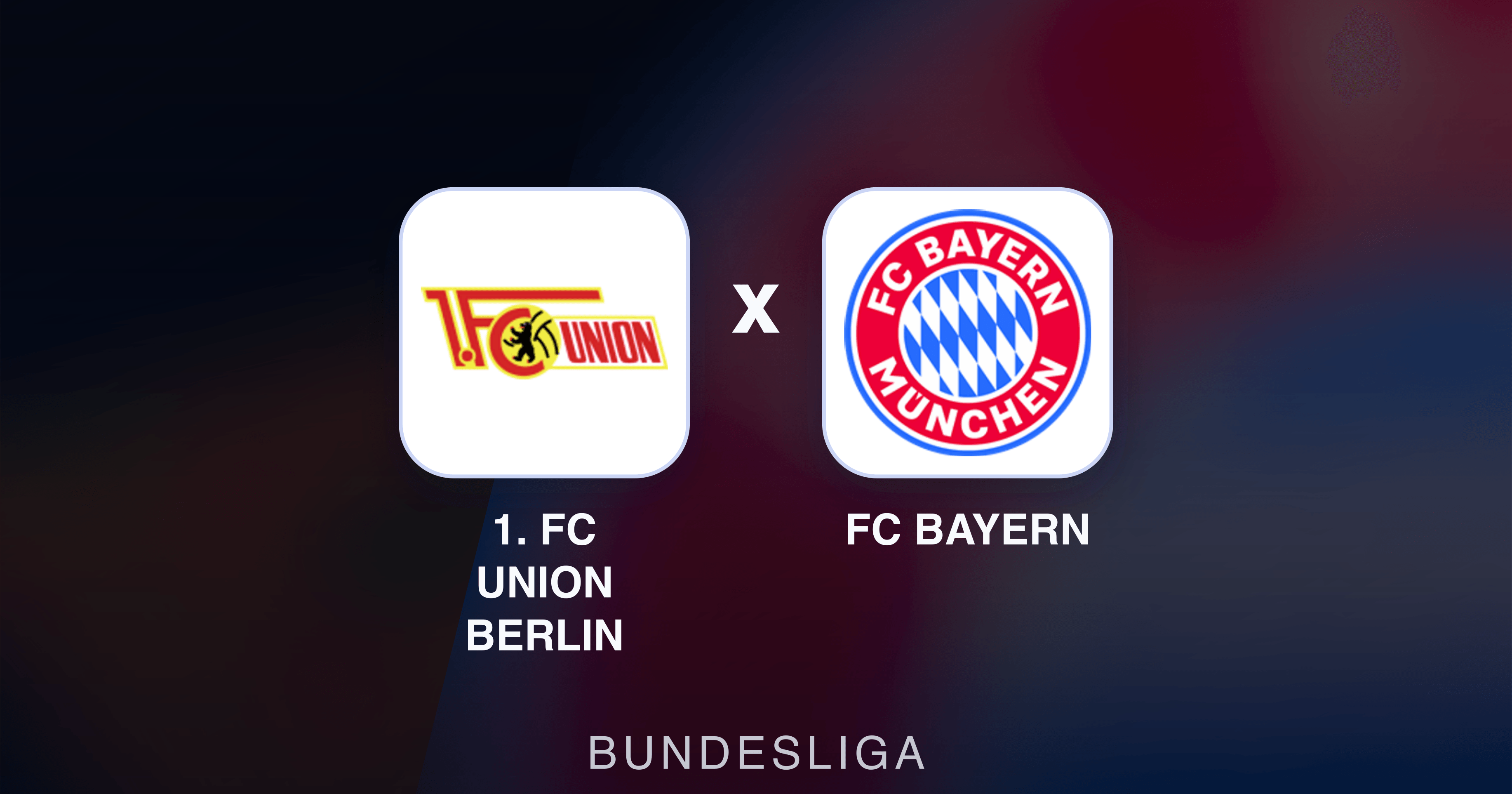 1. FC Union Berlin x FC Bayern - Bundesliga prévia da transmissão