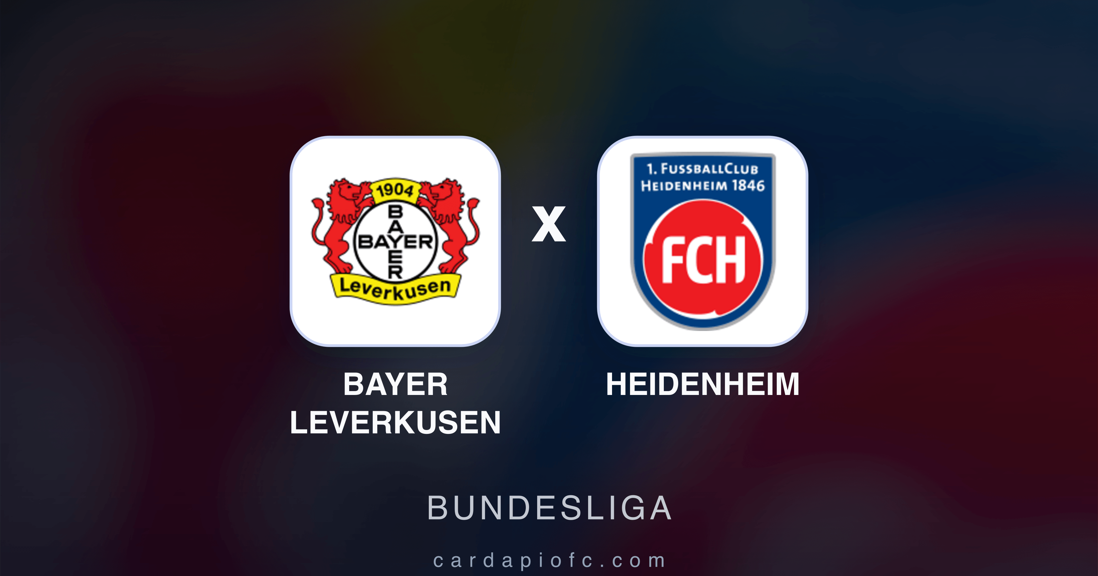 Bayer Leverkusen x Heidenheim - Bundesliga prévia da transmissão