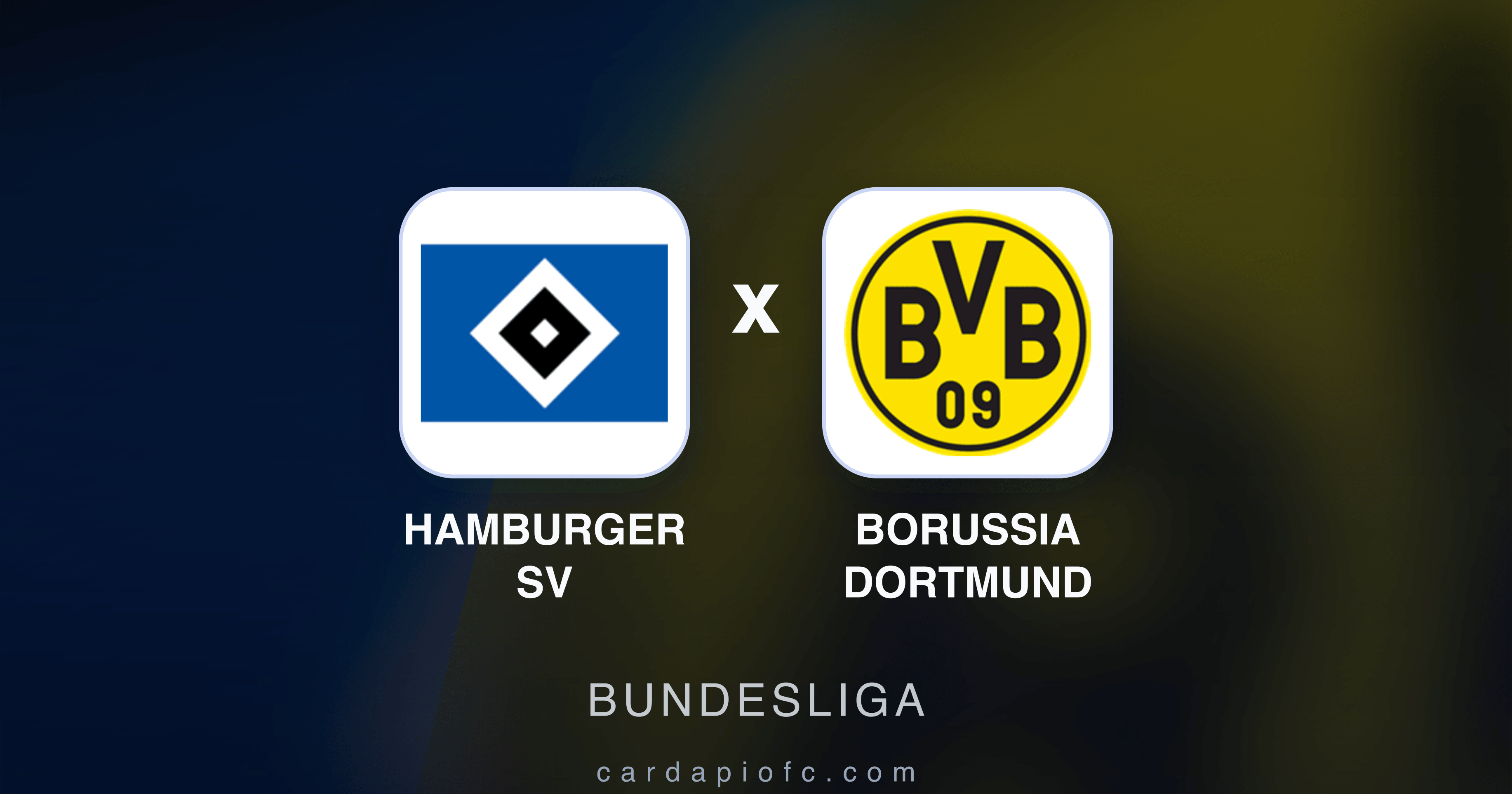 Hamburger SV x Borussia Dortmund - Bundesliga prévia da transmissão