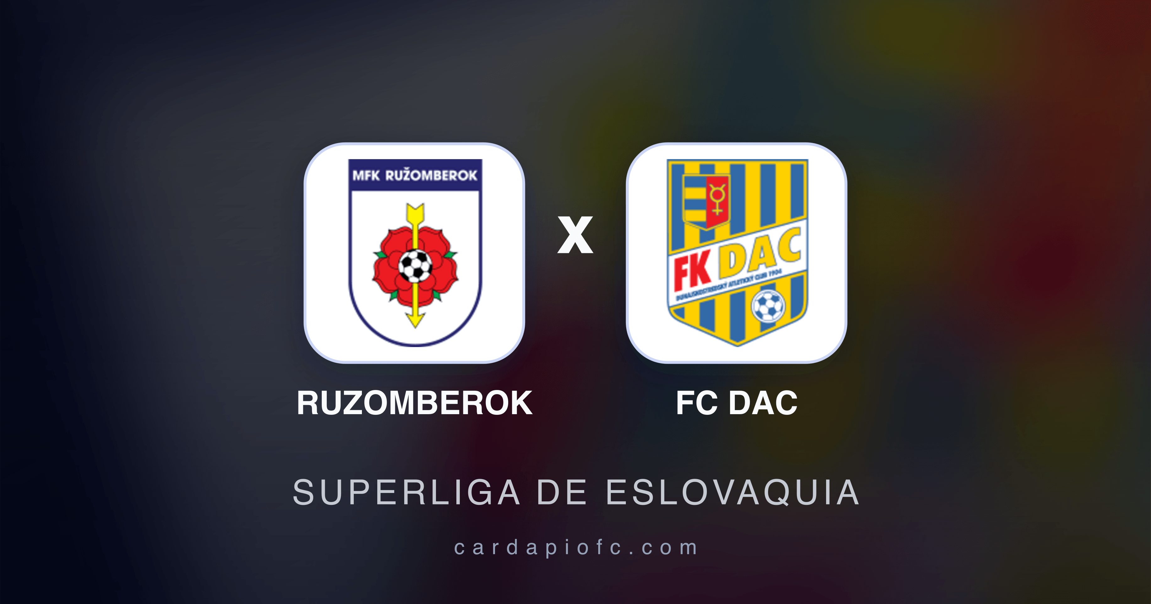 Ruzomberok x FC DAC - Superliga de Eslovaquia prévia da transmissão