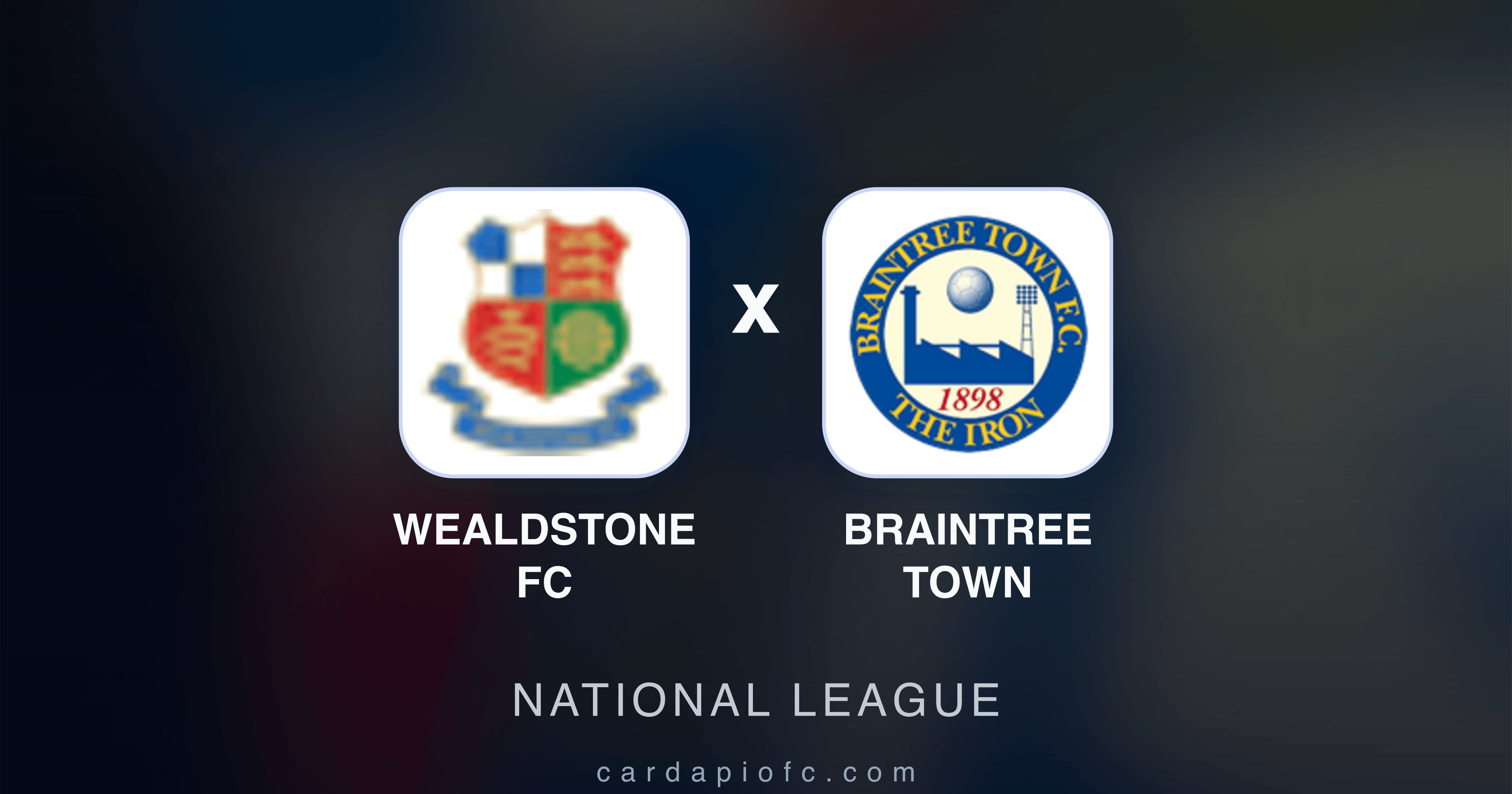 Wealdstone FC x Braintree Town - National League prévia da transmissão