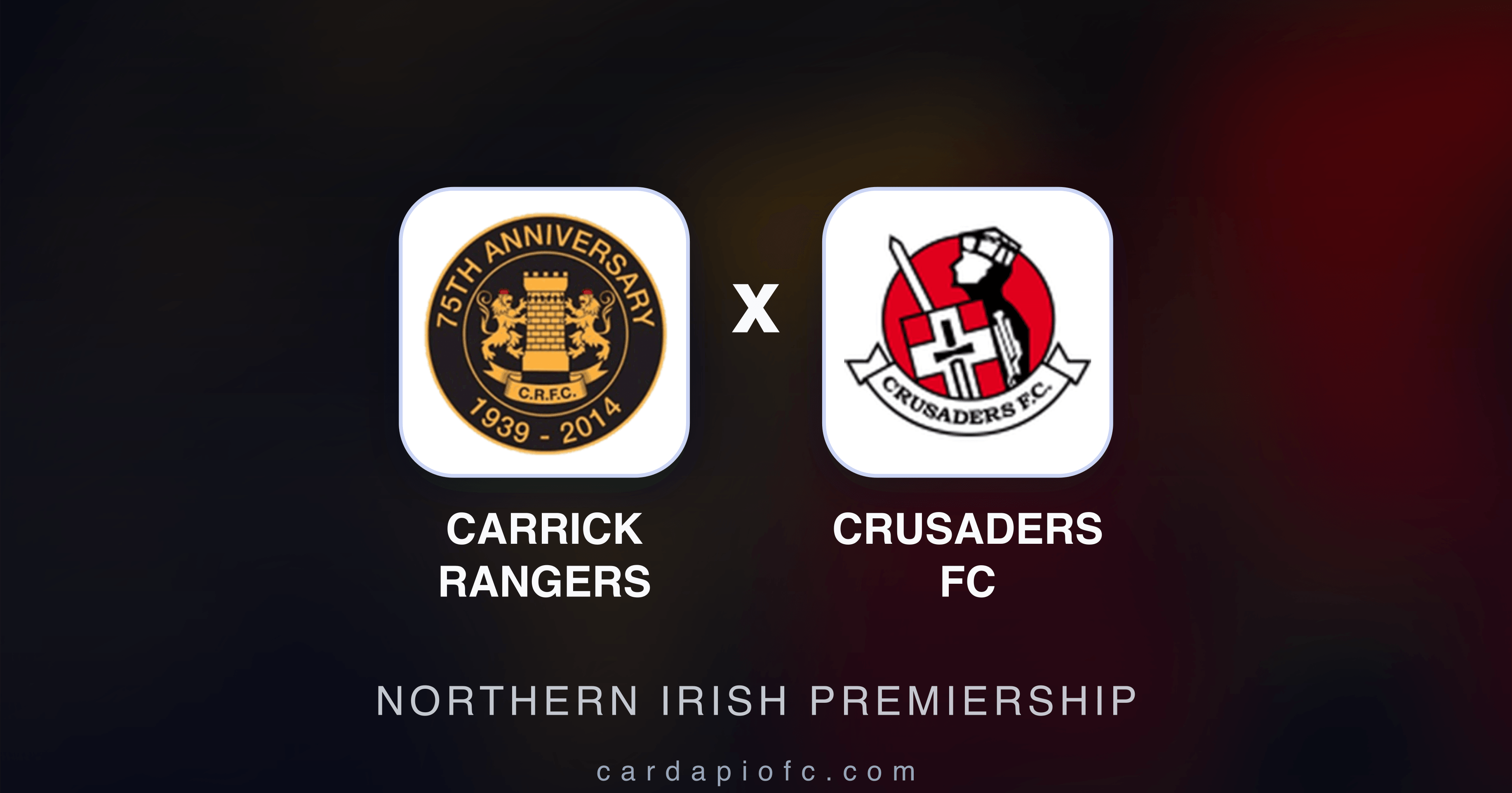Carrick Rangers x Crusaders FC - Northern Irish Premiership prévia da transmissão