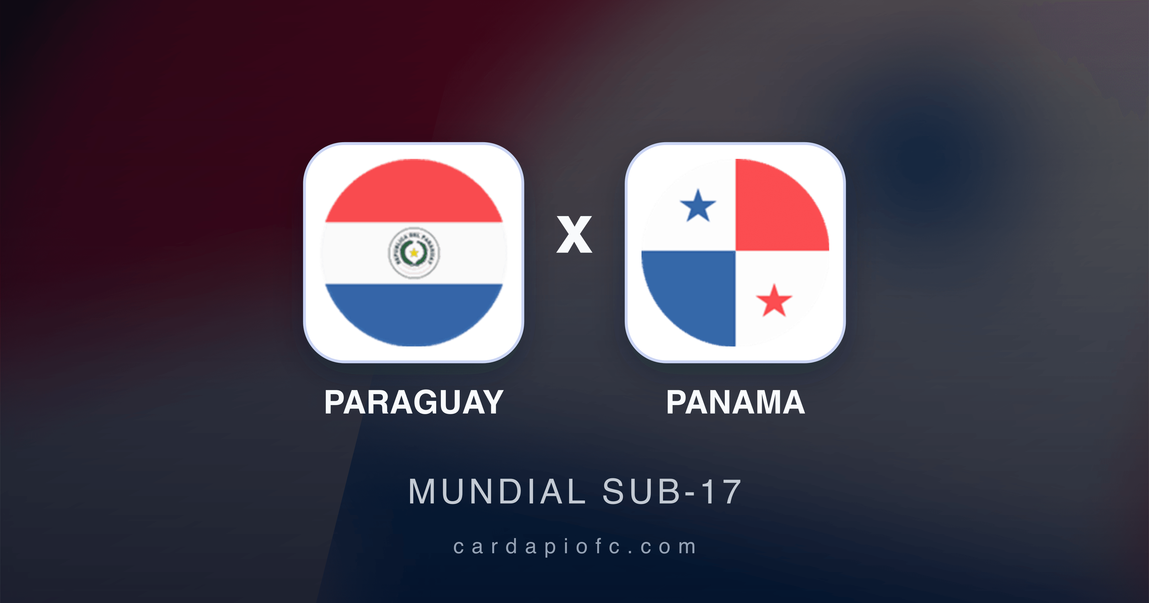 Paraguay x Panama - Mundial Sub-17 prévia da transmissão